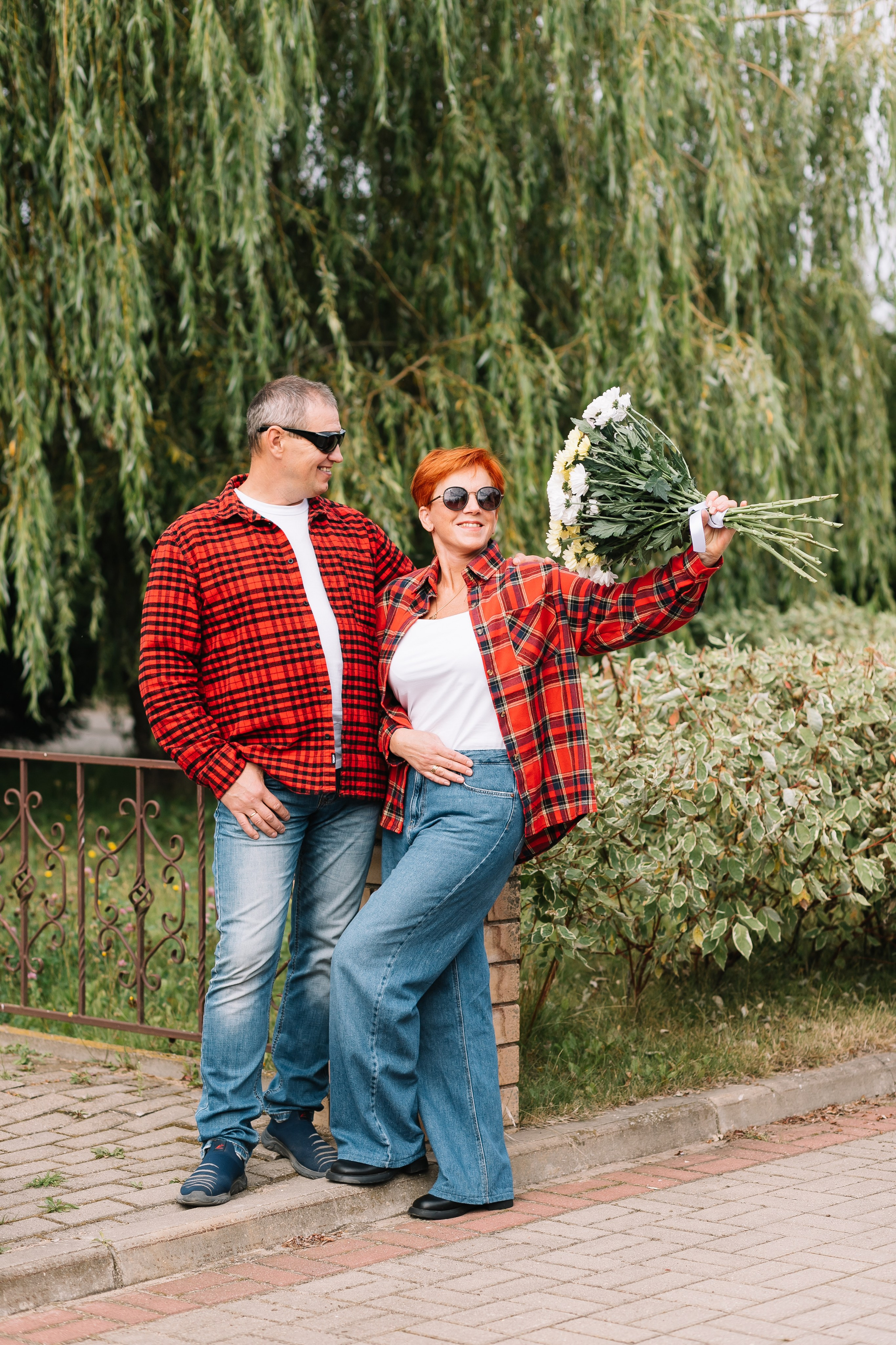 фотосессия пара 50 лет прогулка