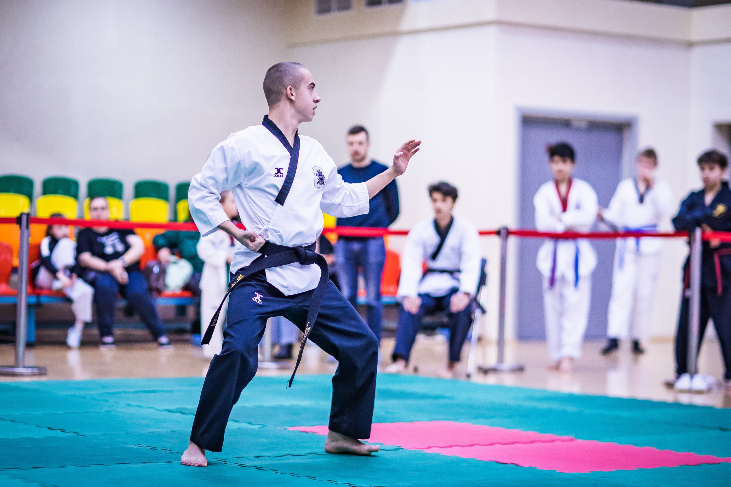Турнир Федерации детского тхэквондо России по дисциплине ПХУМСЭ. Спортивный фотограф Максим Серегин