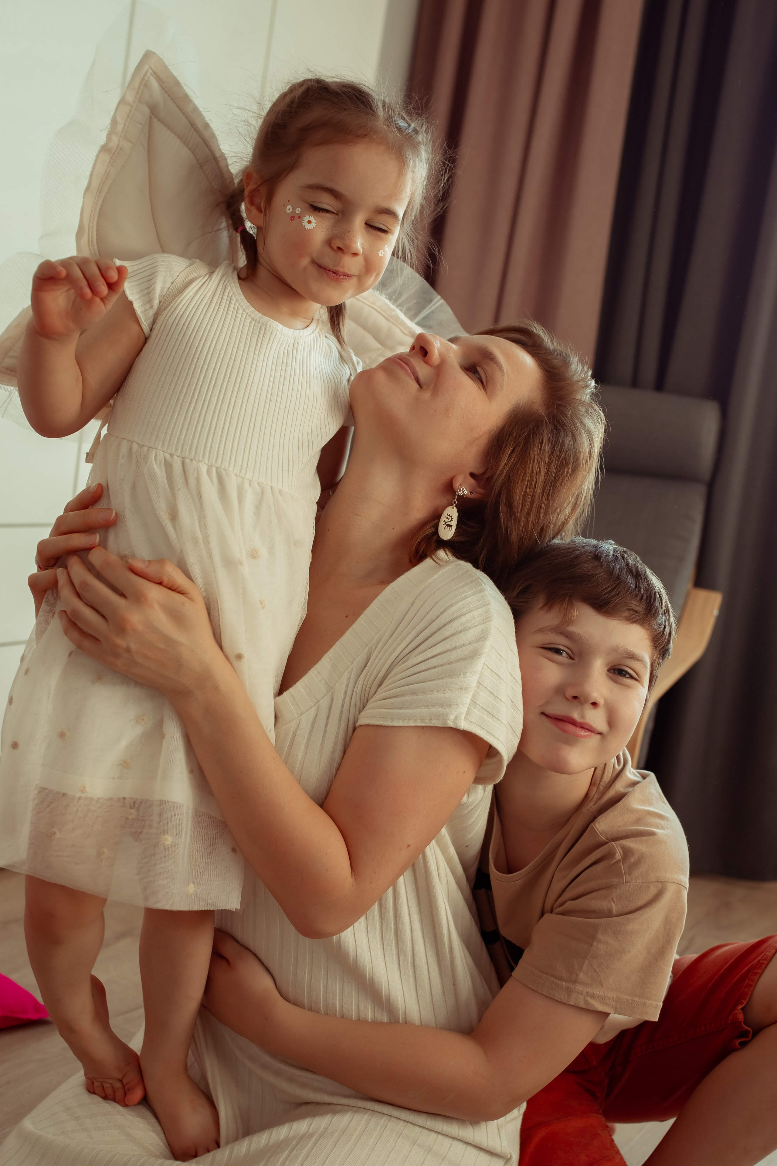 Александра, Максим, Евгений и Ксюша. Семейный и детский фотограф в Москве Дорогова Екатерина