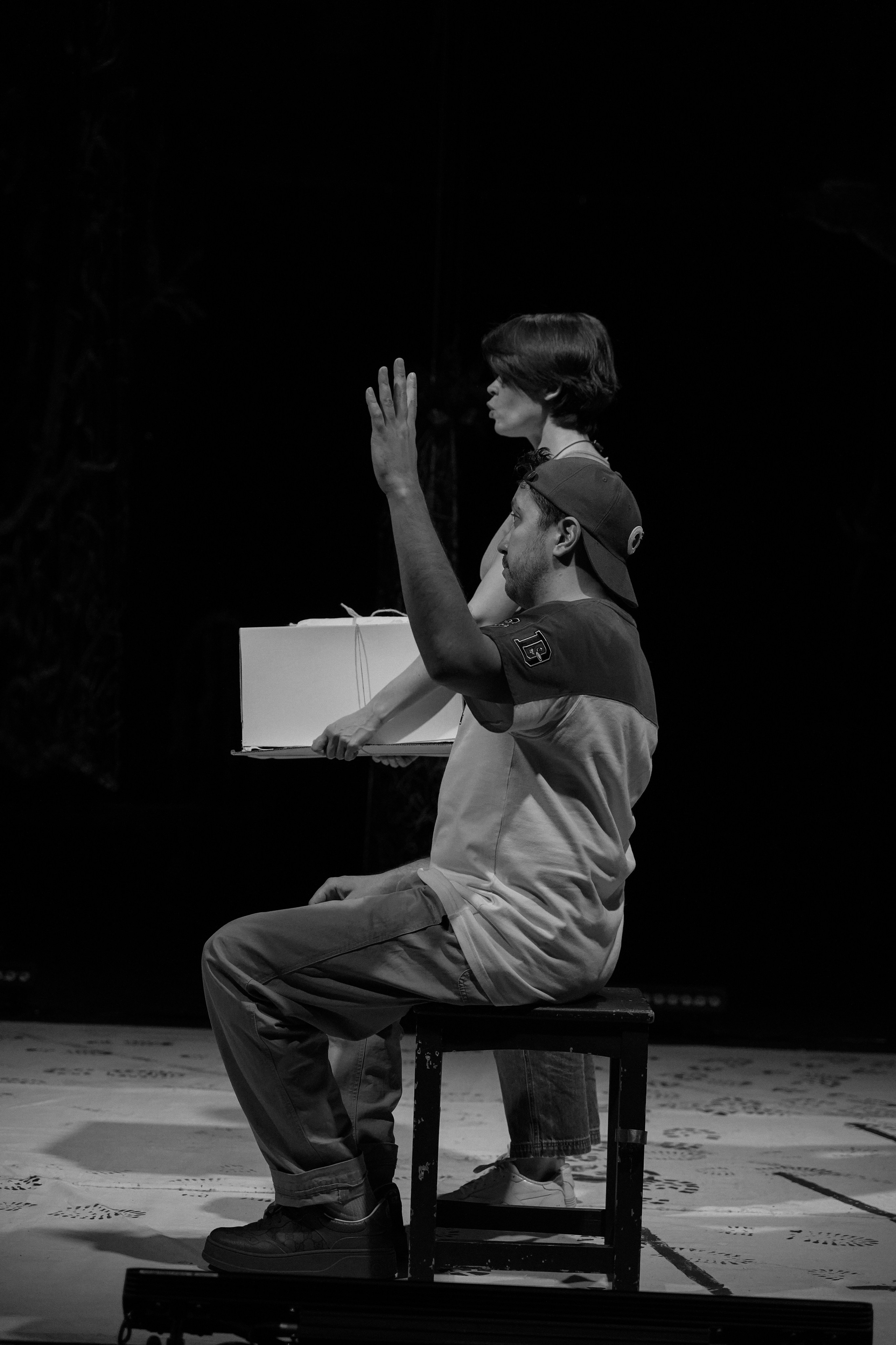 Rehearsal of the play “Mom, who’s that in the picture?”. Katyavasileva