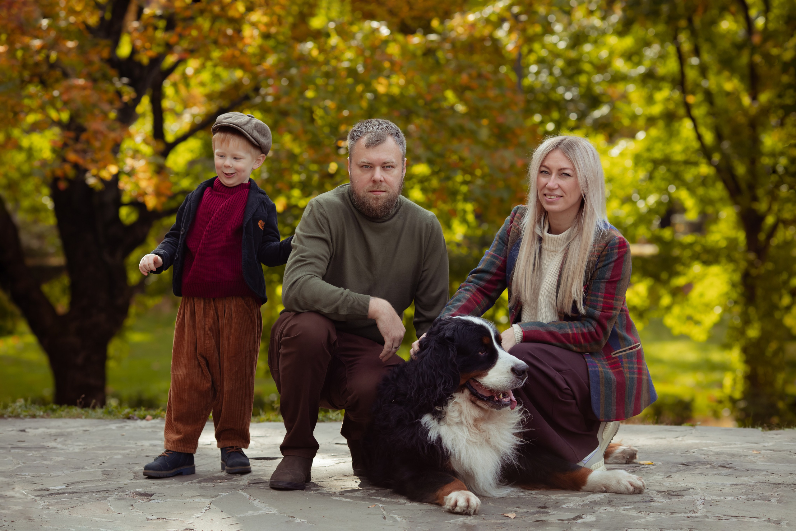 Ася, Дима, Кирилл с Бергамотом. Семейный и детский фотограф в Москве Дорогова Екатерина
