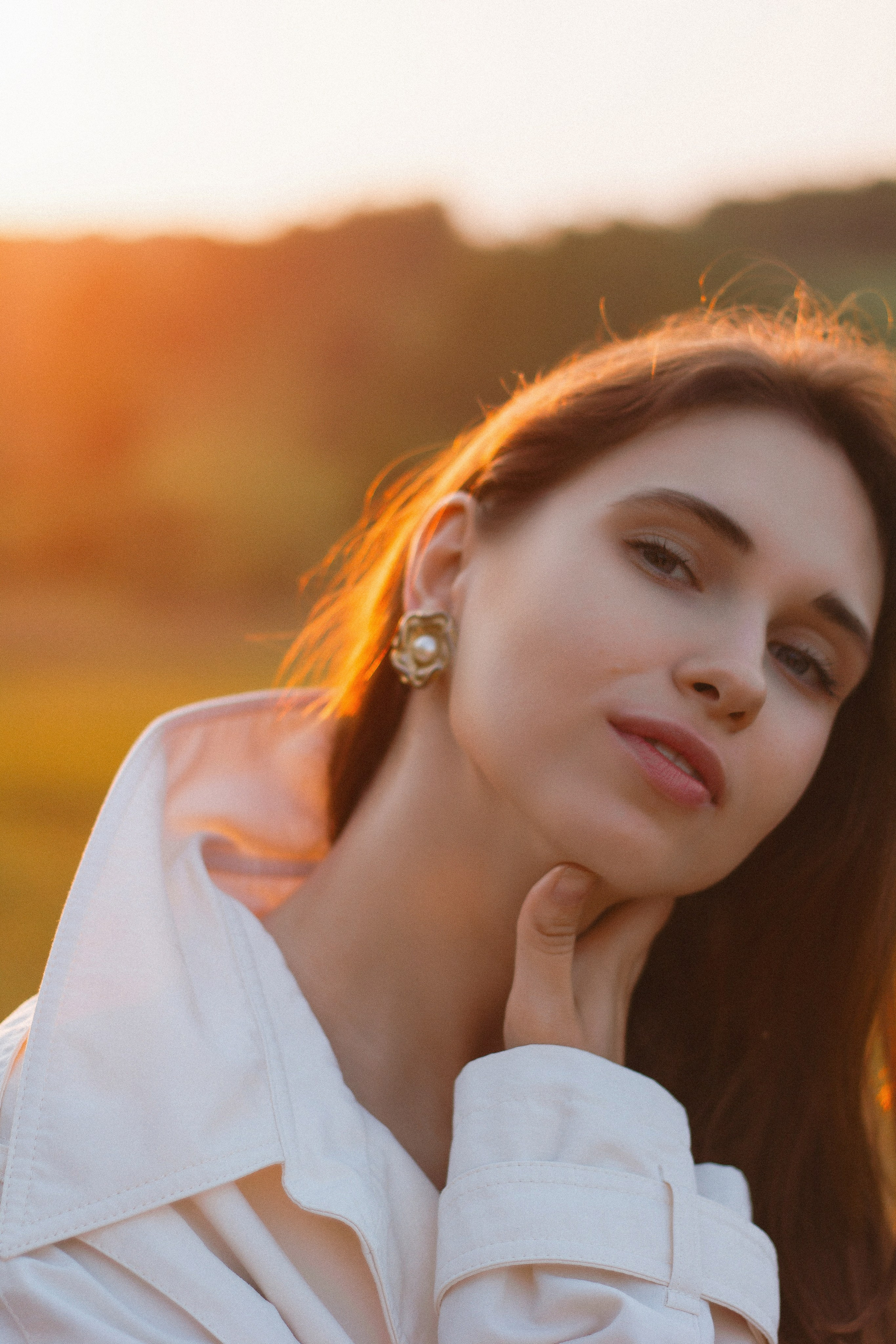 Оля, закат. Анастасия Дубцова. Фотограф в Кемерово