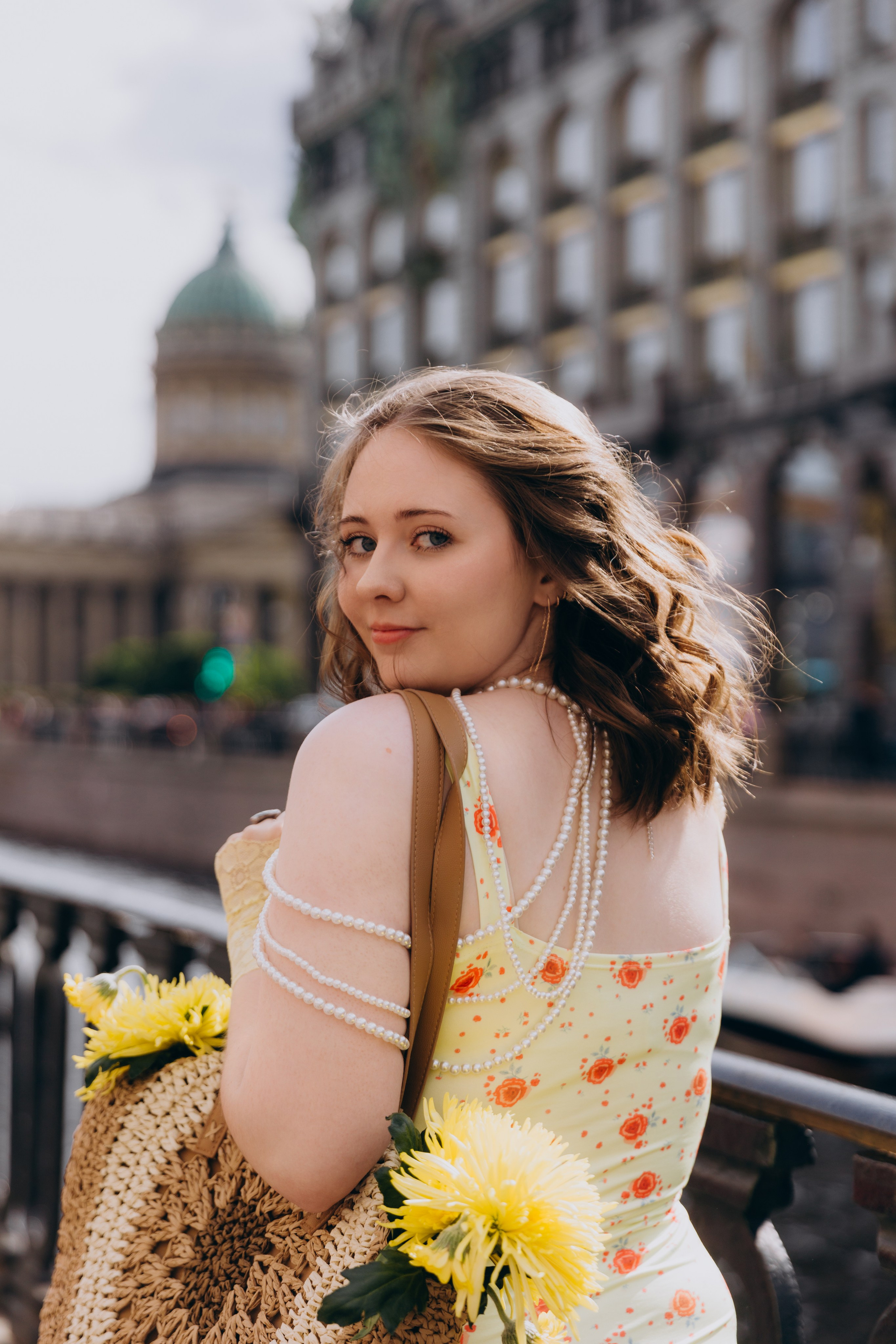 Полина | Фотосессия у Казанского собора. Фотограф в Санкт-Петербурге Разиля Идиятуллина