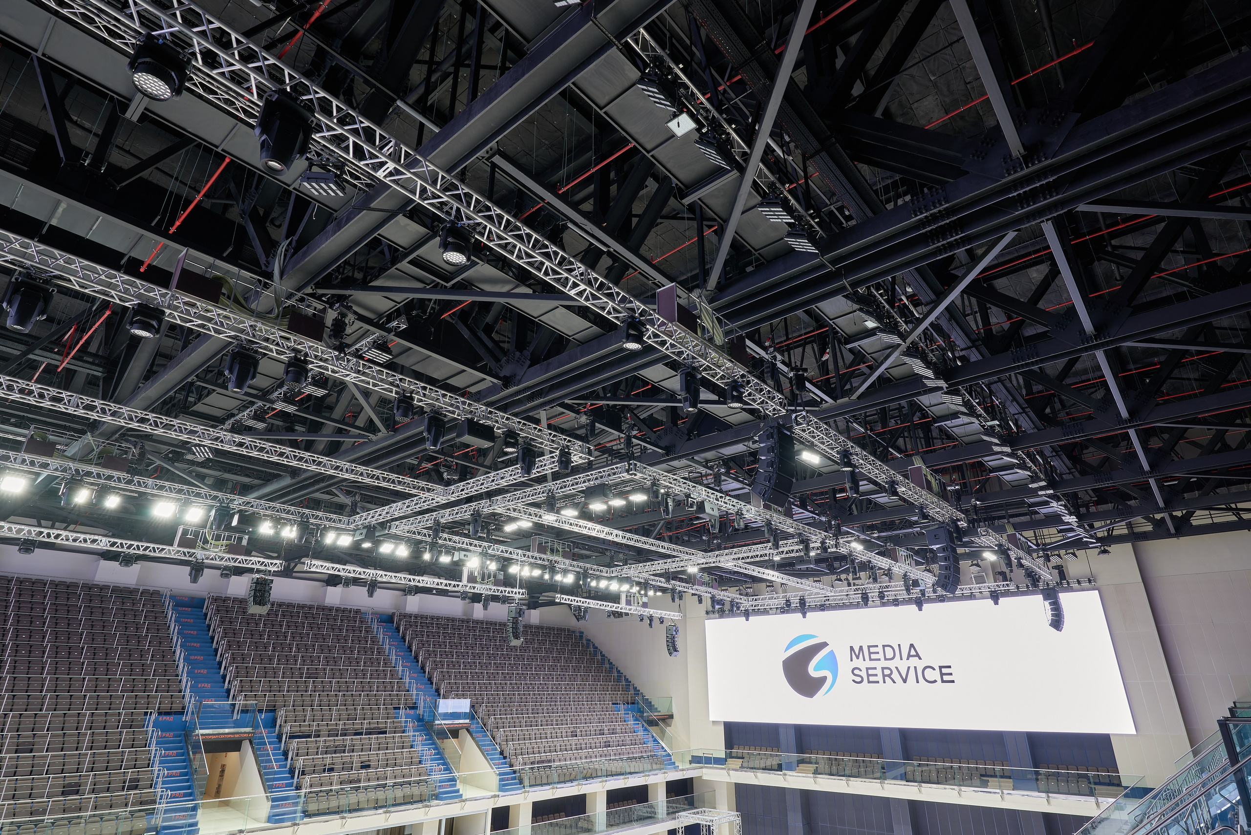 Центр спортивной подготовки Республики Башкортостан Дворец борьбы. Абросимов Лев интерьерный и архитектурный фотограф