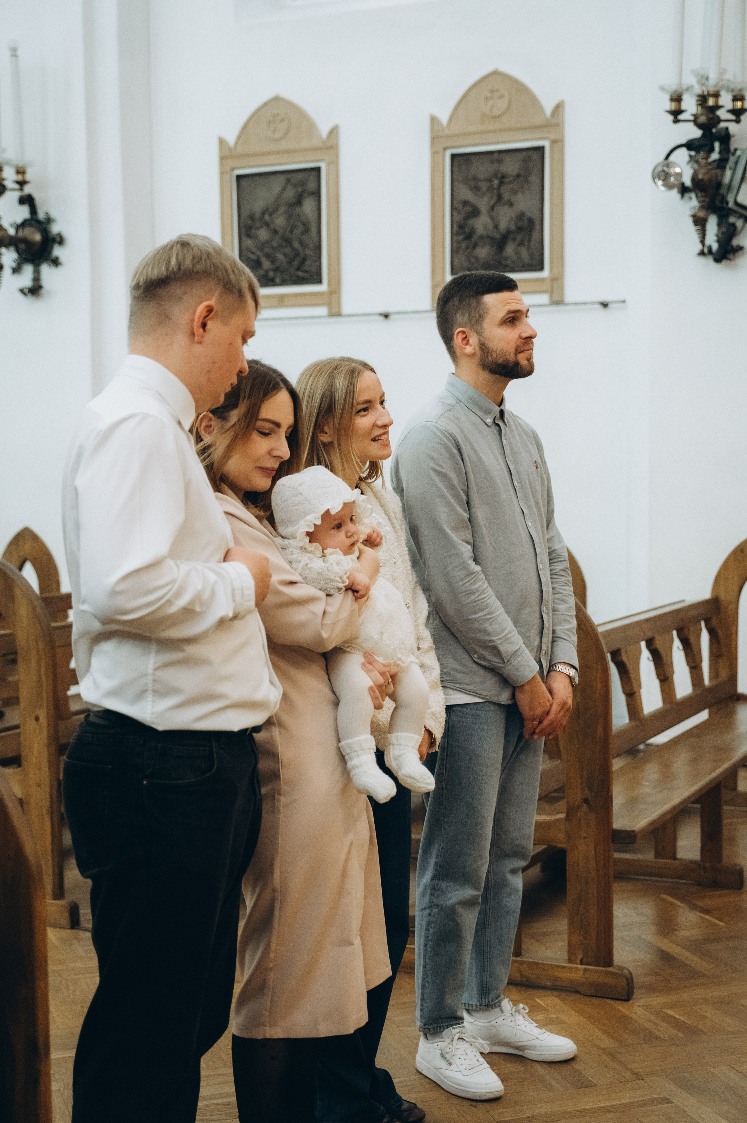 Крещение Эмили (Золотогорский костёл Пресвятой Троицы). Семейный фотограф в Минске Дарья Дреко