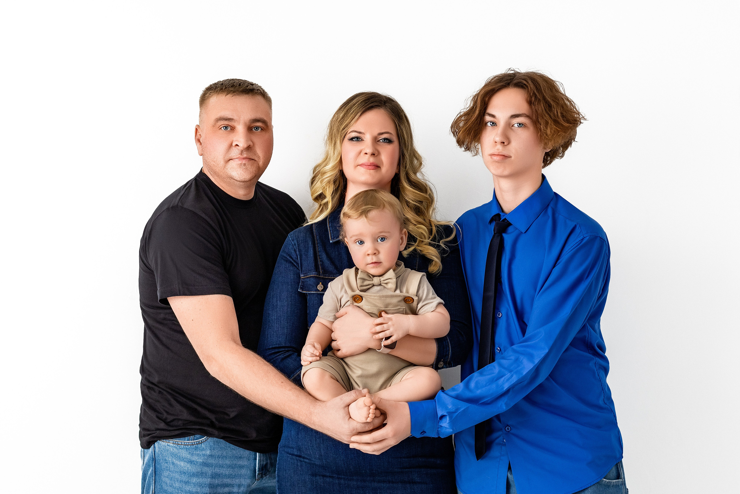 Ольга и семья. Фотограф новорожденных в Нижнем Новгороде Надежда Кадылкина