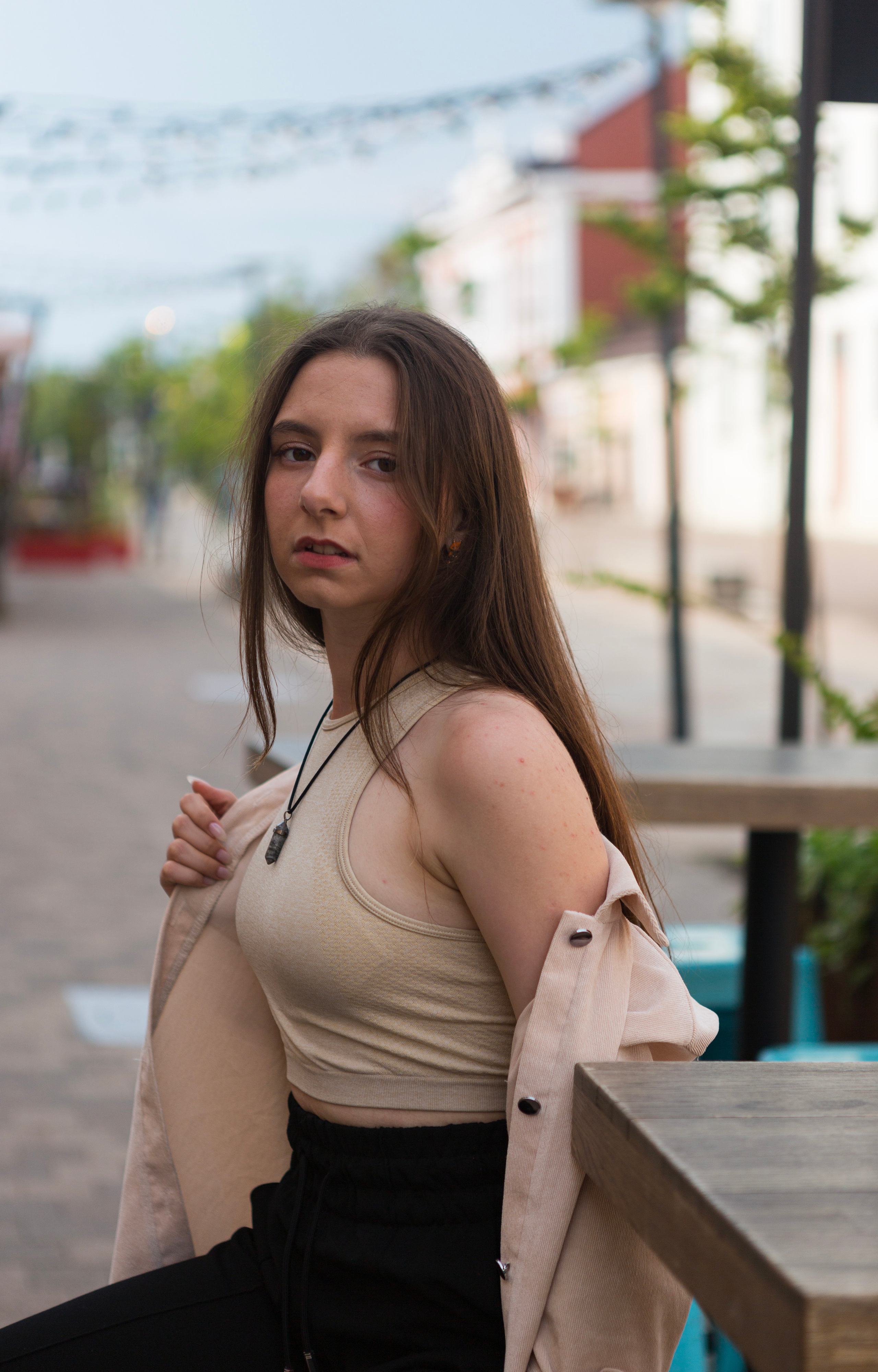 Летний вечер в городе с Анастасией