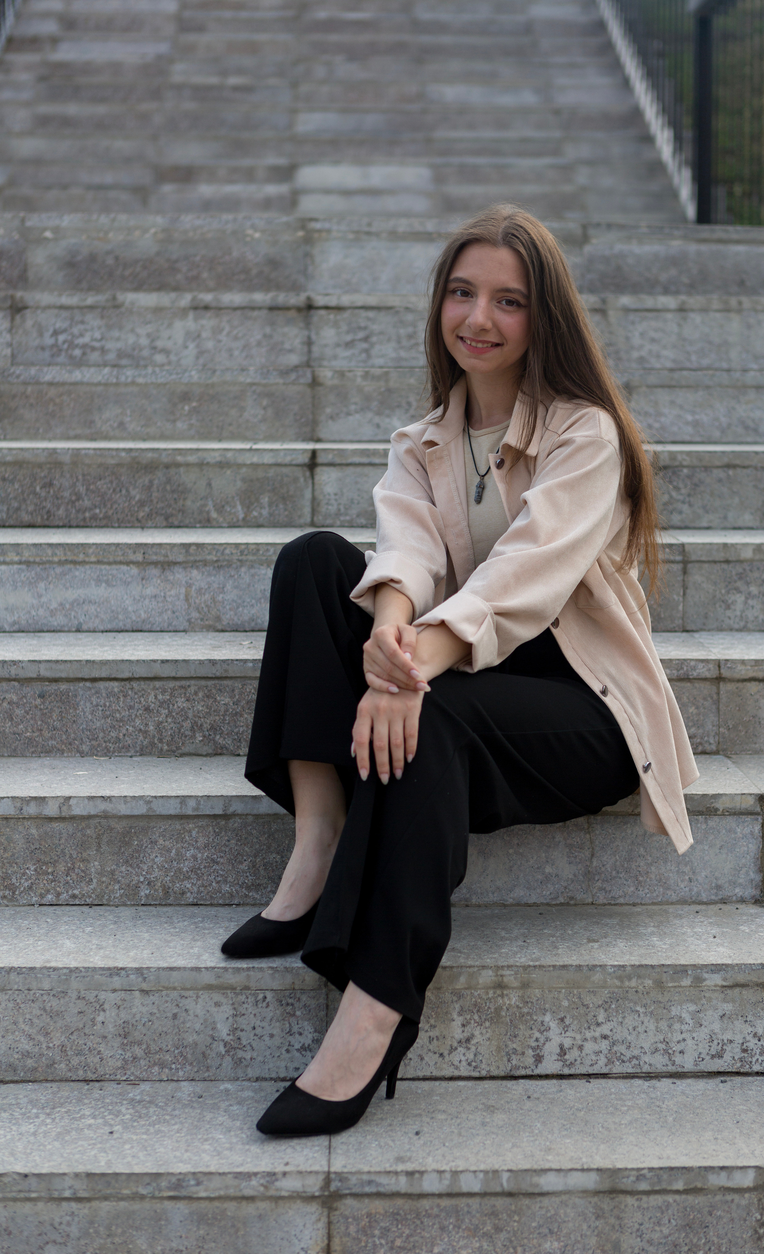 Летний вечер в городе с Анастасией