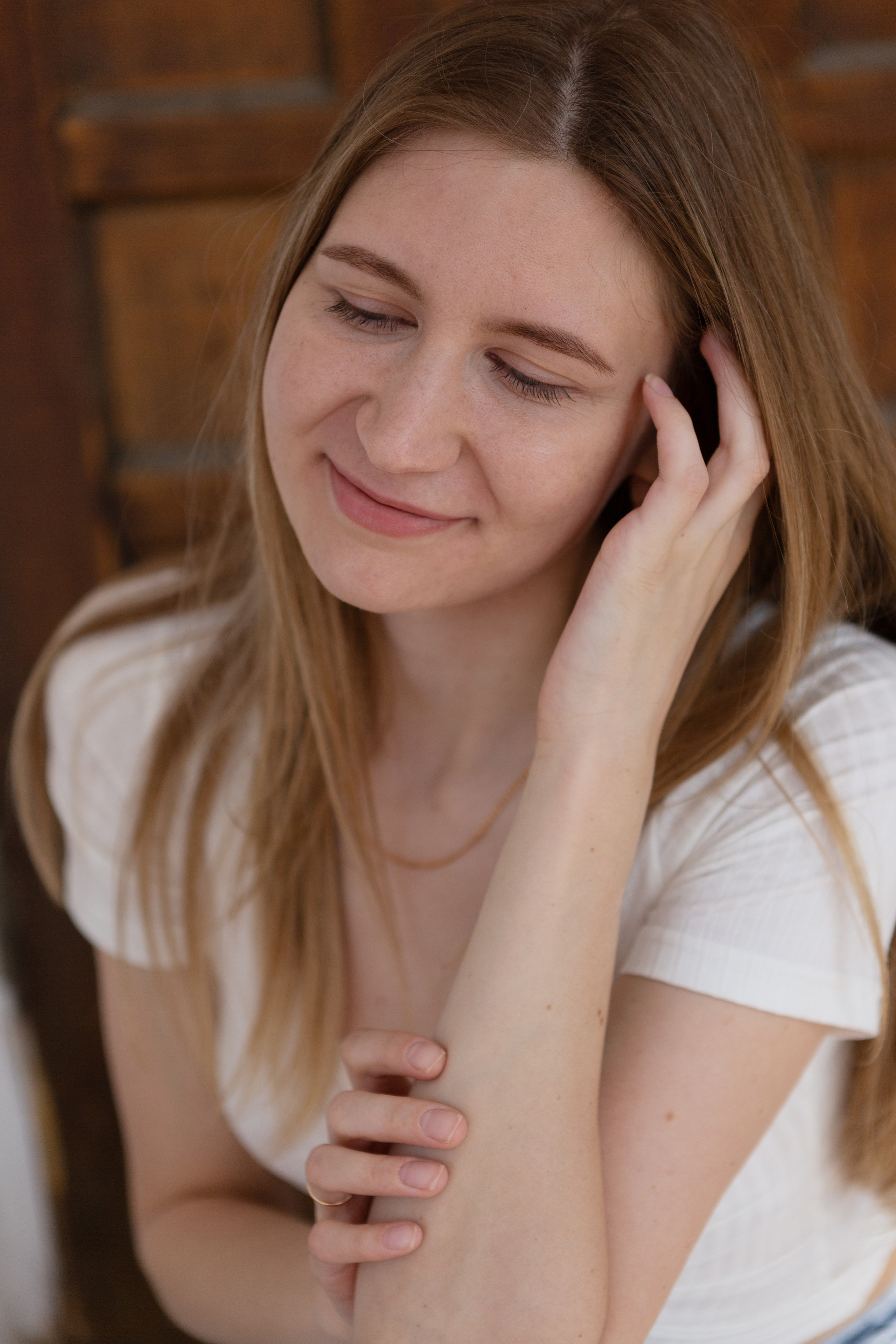 Алина в лучах вечернего солнца — фотопрогулка