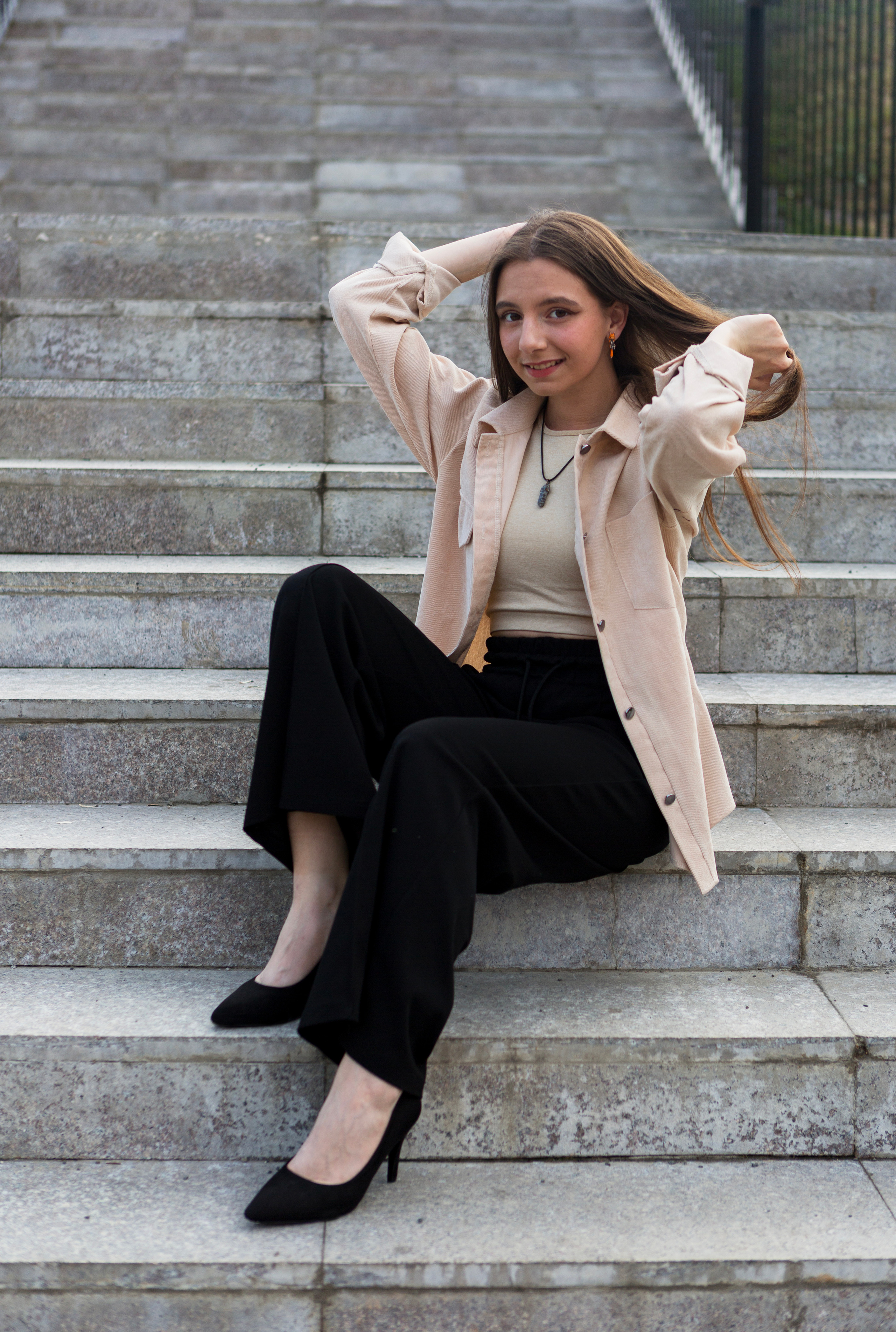 Летний вечер в городе с Анастасией