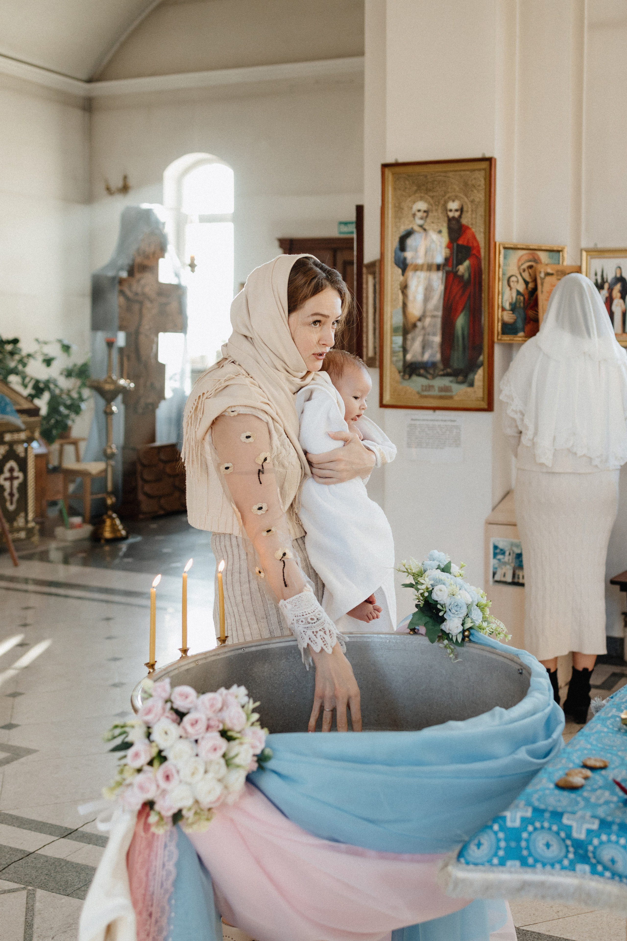 Крещение. Семейный лайфстайл фотограф в г. Липецк