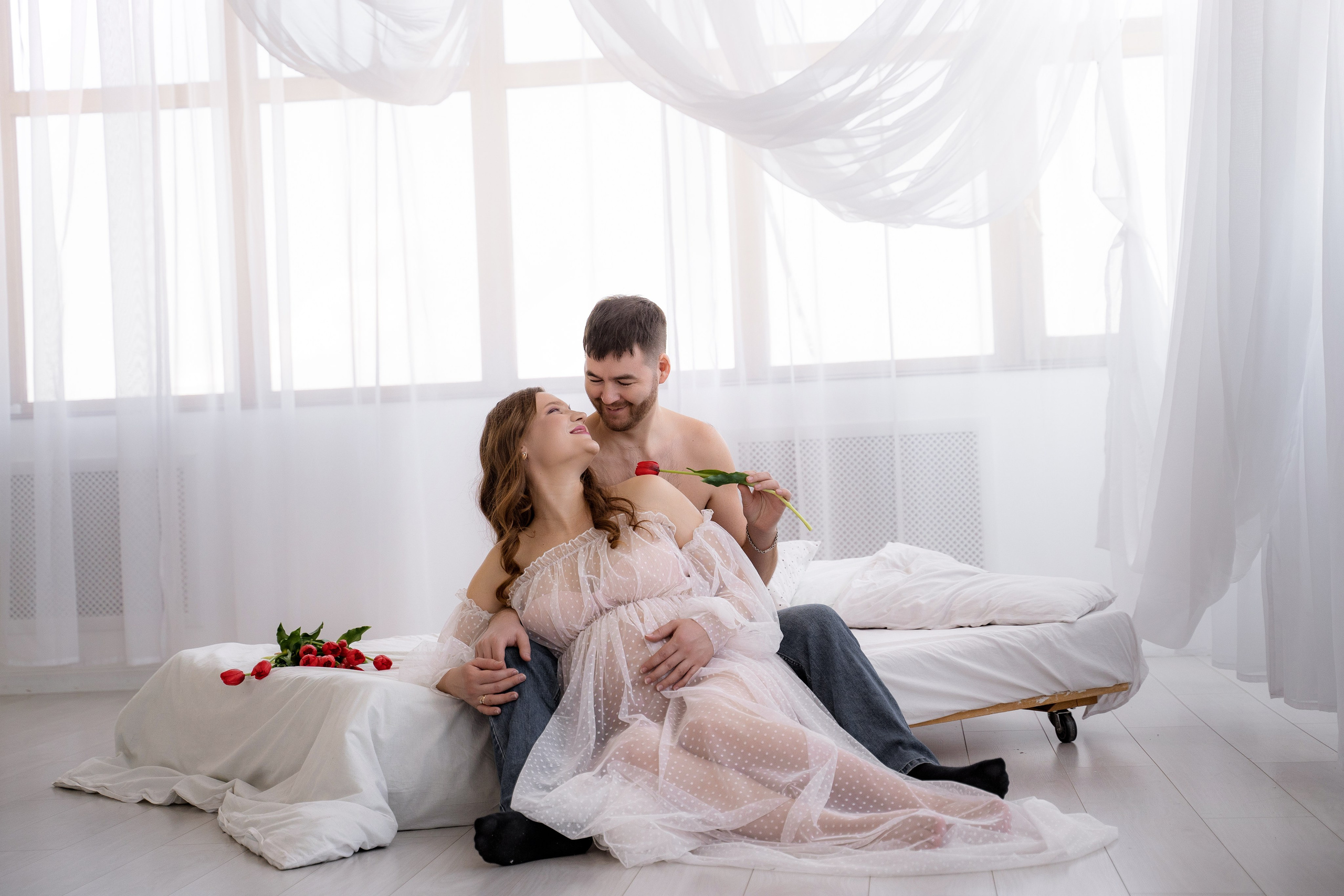 Беременность Люкс. Фотостудия Малина в городе Улан-Удэ. Фотограф Ирина Жарникова