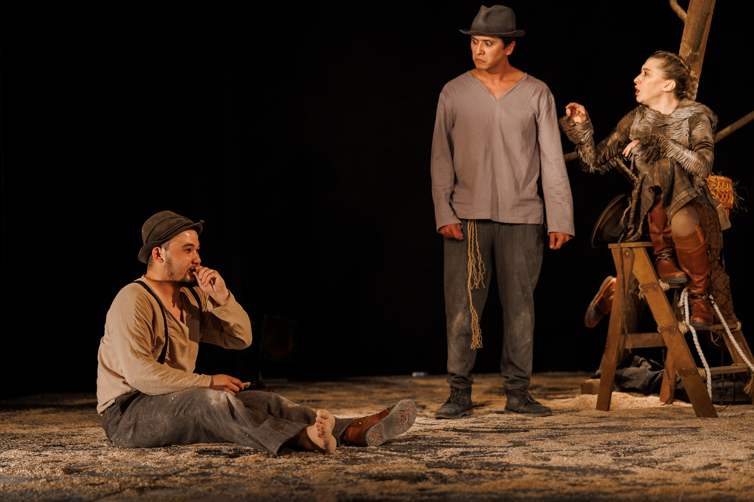 Спектакль «В ожидании Годо» от театра Д. Лица в СПб. Фотограф в Санкт-Петербурге — Сергей Петров