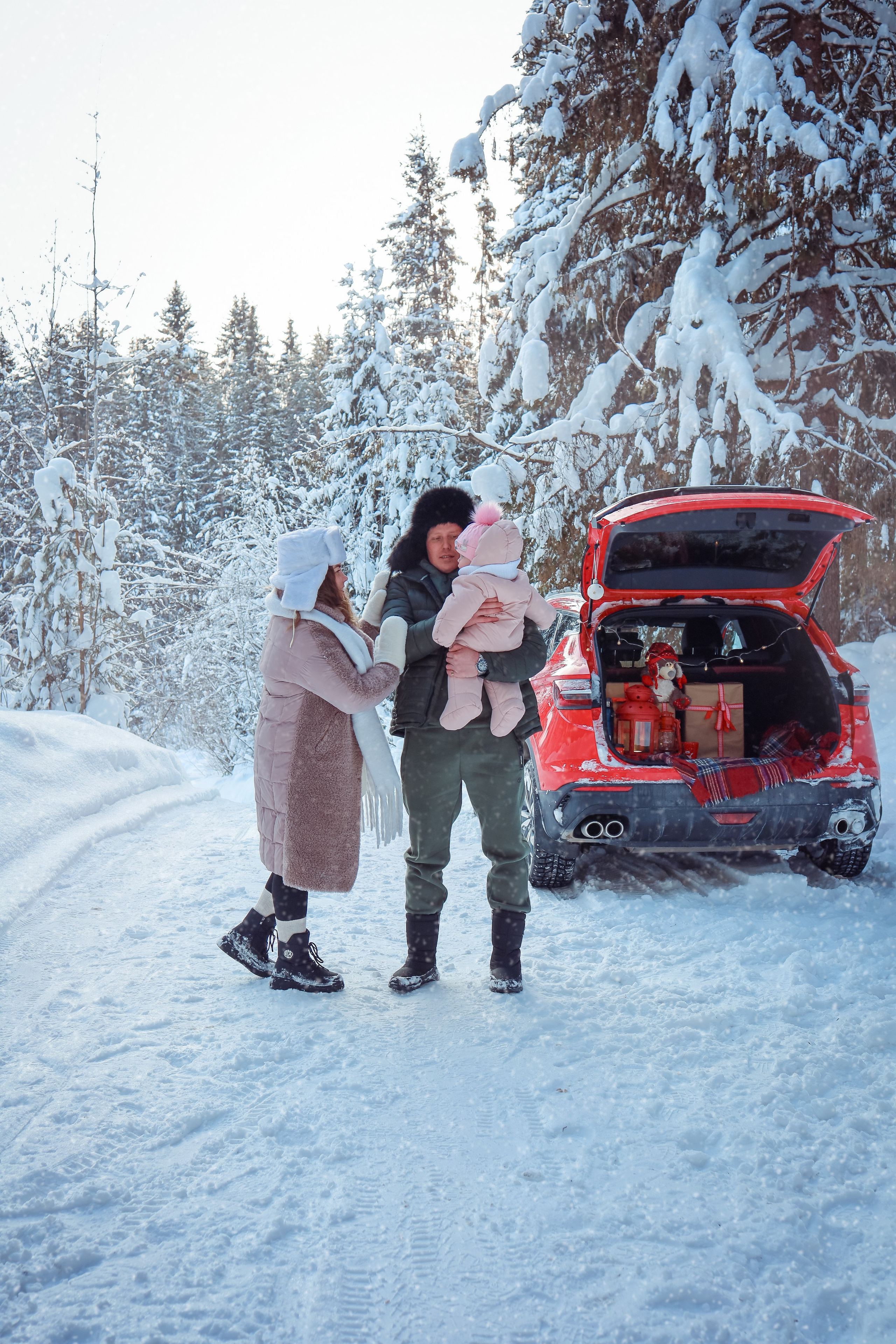 Зимний лес! Съемка для семьи Ирины!. Фотограф Нина Пашина — Пермь