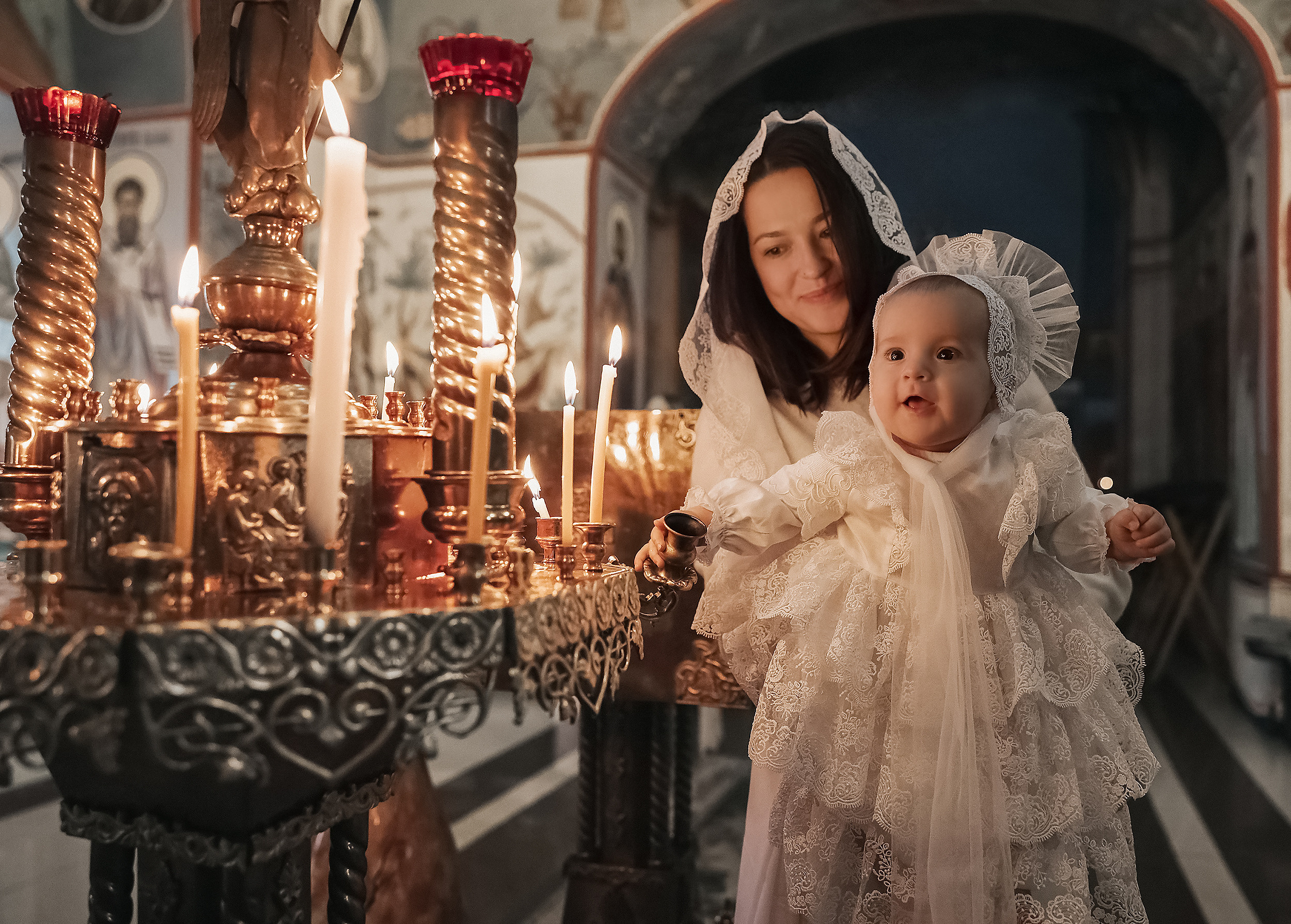 Крещение. Фотограф на Венчание и Крещение, семейный фотограф в Москве и области