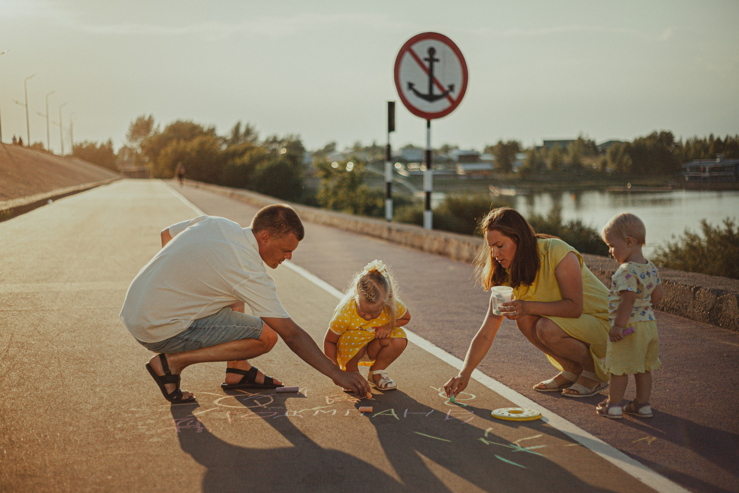 Семья Галкиных на Гребном канале. Главная