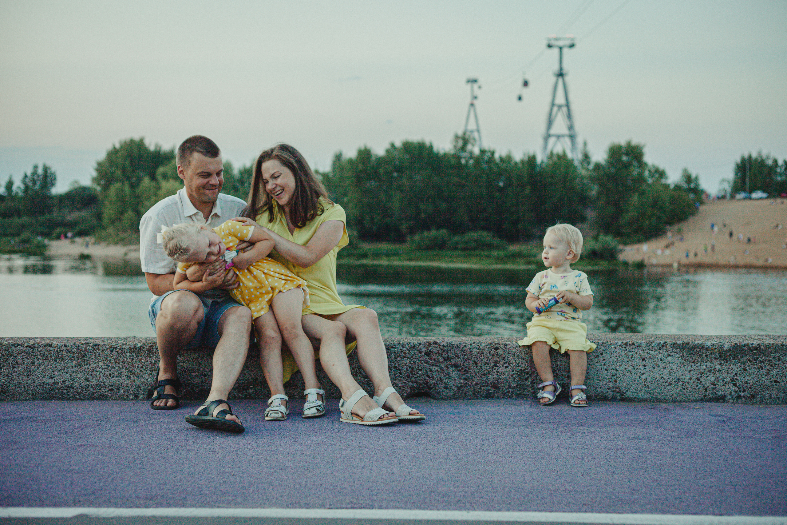 Семья Галкиных на Гребном канале. Главная