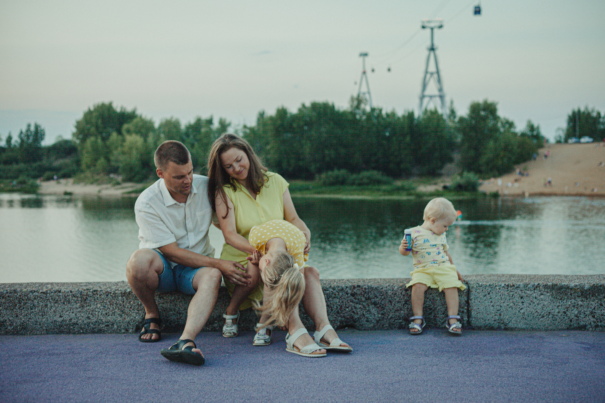 Семья Галкиных на Гребном канале. Главная