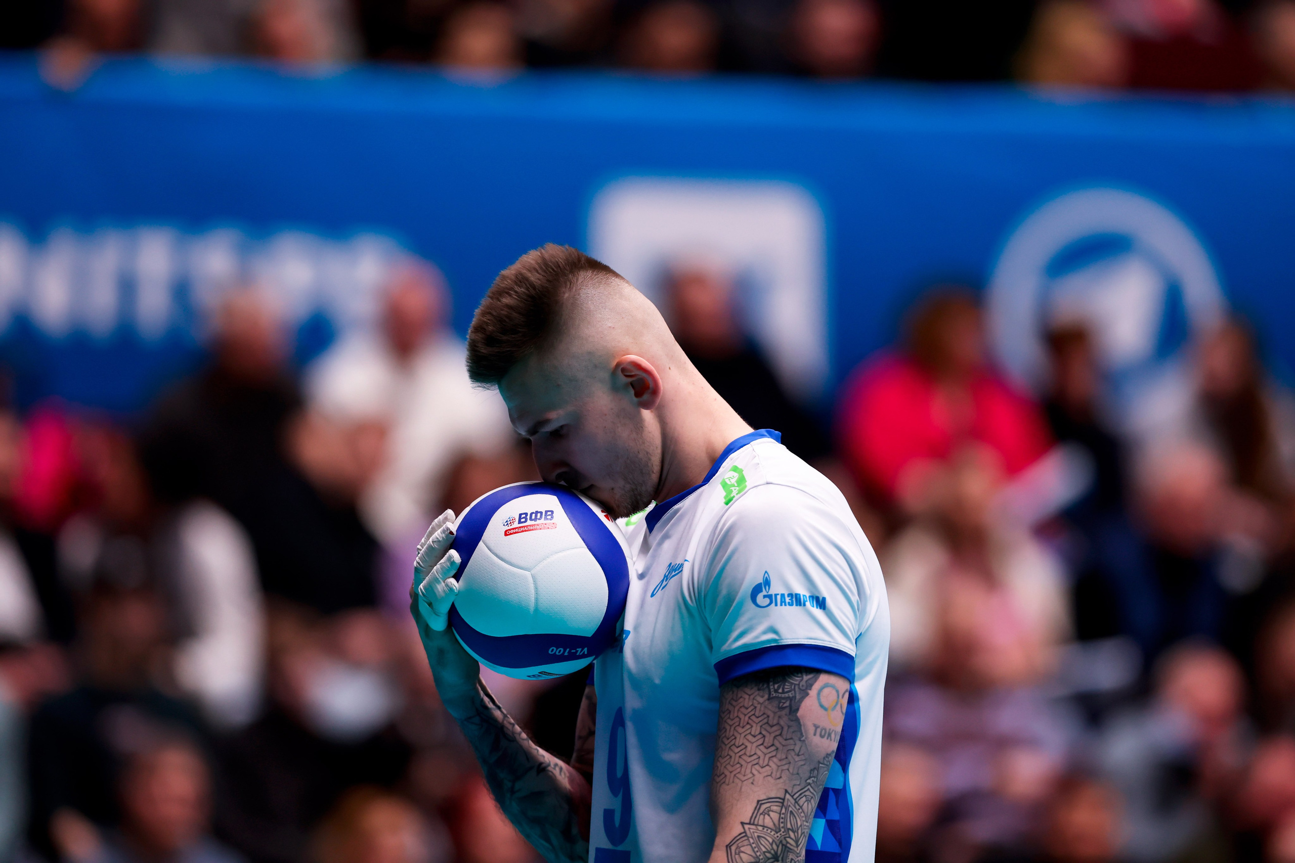 ВК Зенит — ВК Белогорье 08.04.2025. Спортивный и репортажный фотограф Антон Тереханов