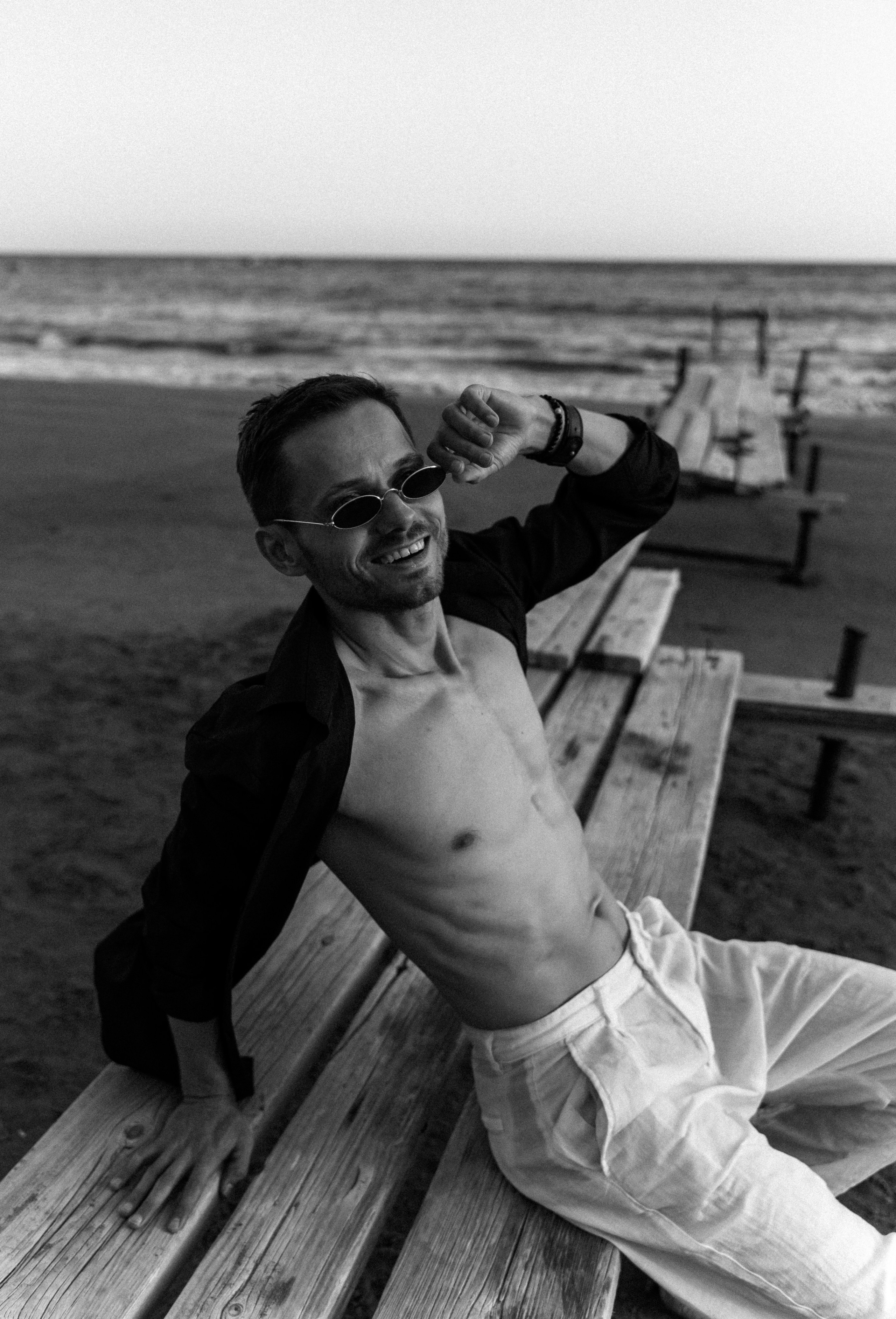 Фотосест на диком пляже для Андрея. Свадебный и семейный фотограф Ирина Чернова