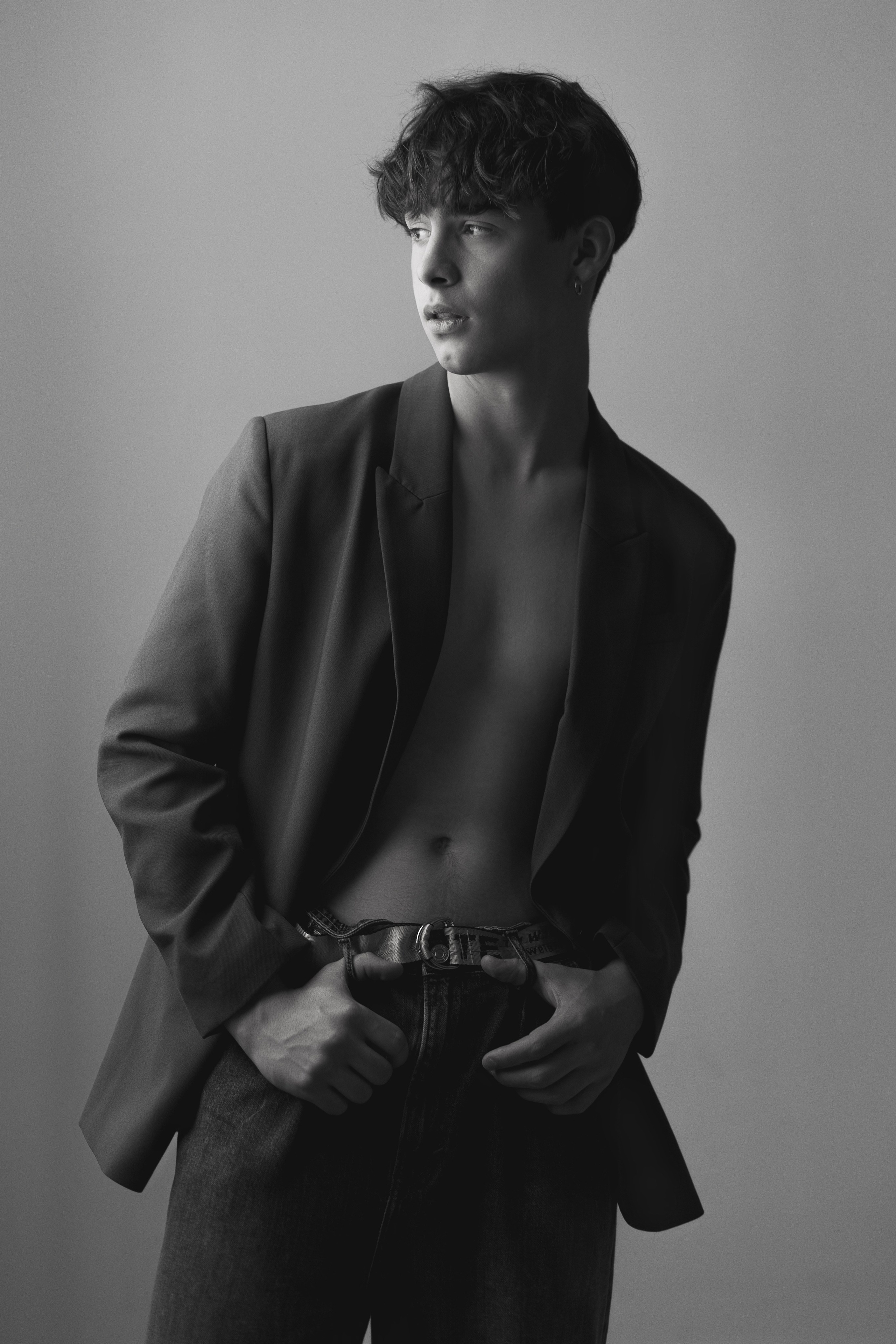 Мужской портрет ЧБ