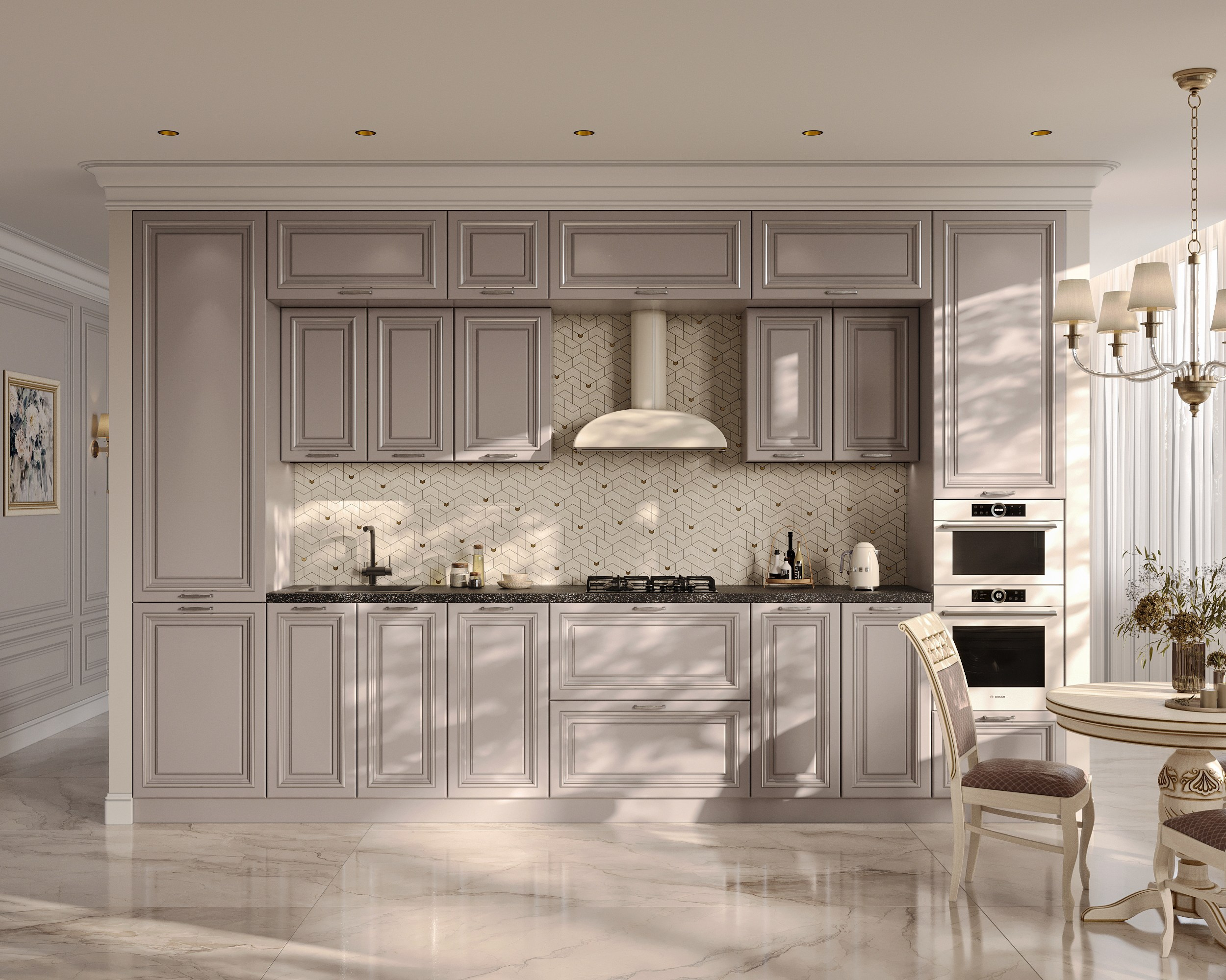 MKR кухонные гарнитуры (предметная 3D визуализация). Королёва Анастасия | 3D визуализатор