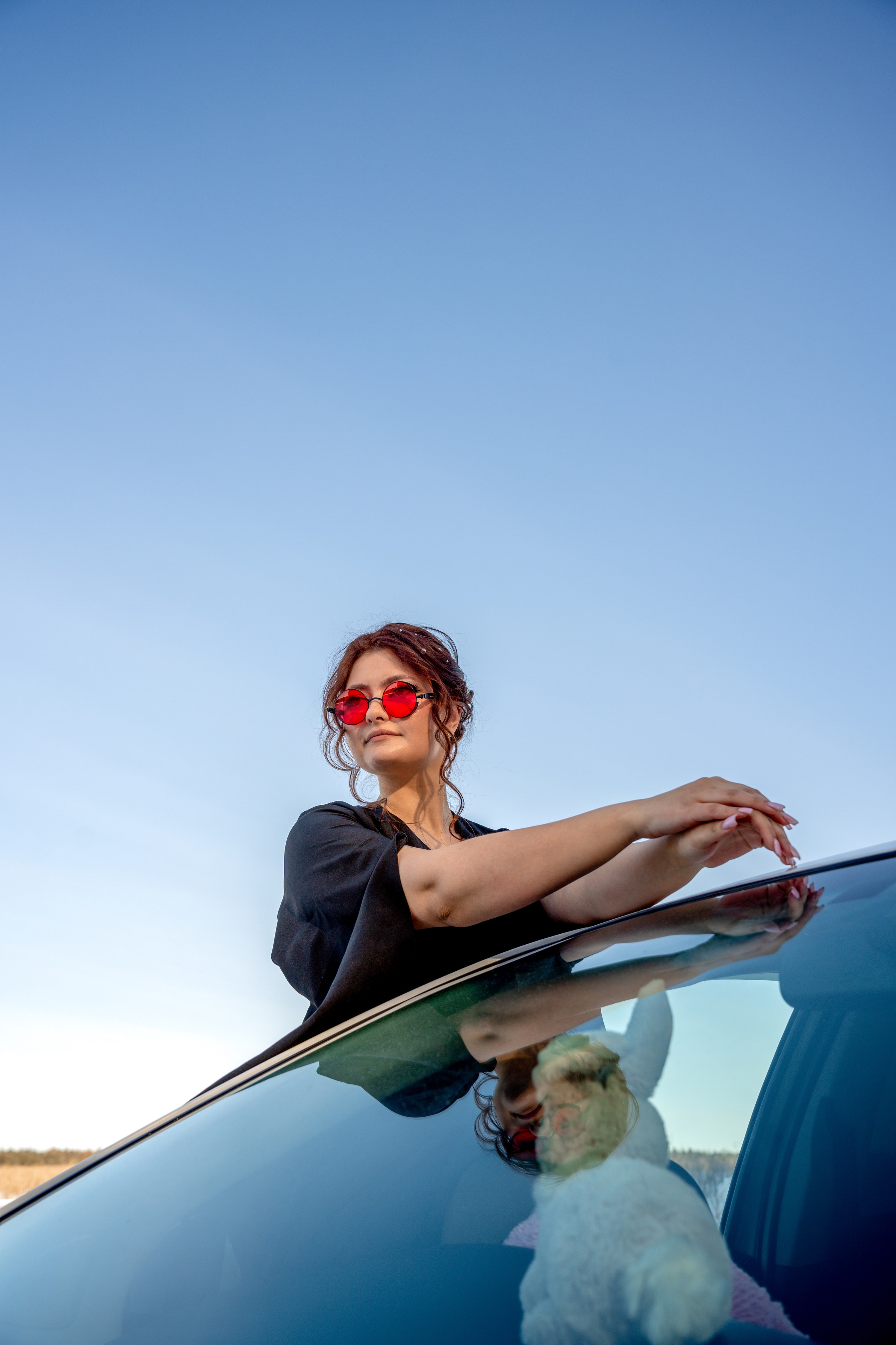 Ульяна и Toyota Vitz 25'. Фотограф, видеограф и пилот дрона на Байкале