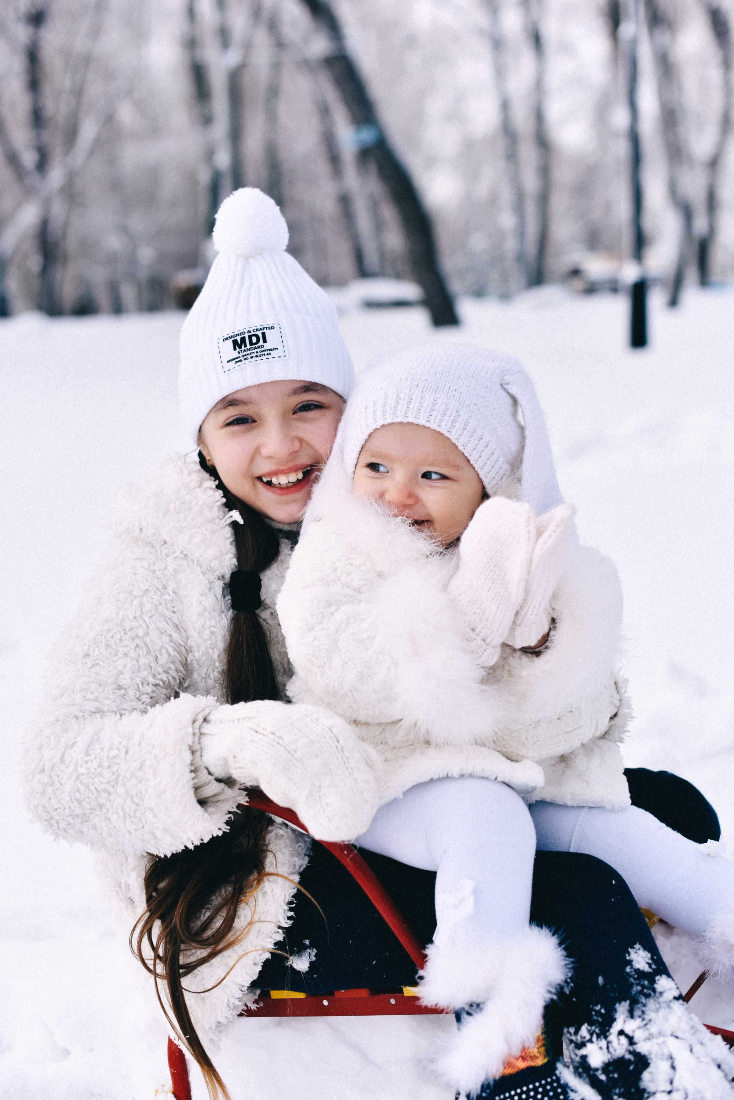 Девочки зима