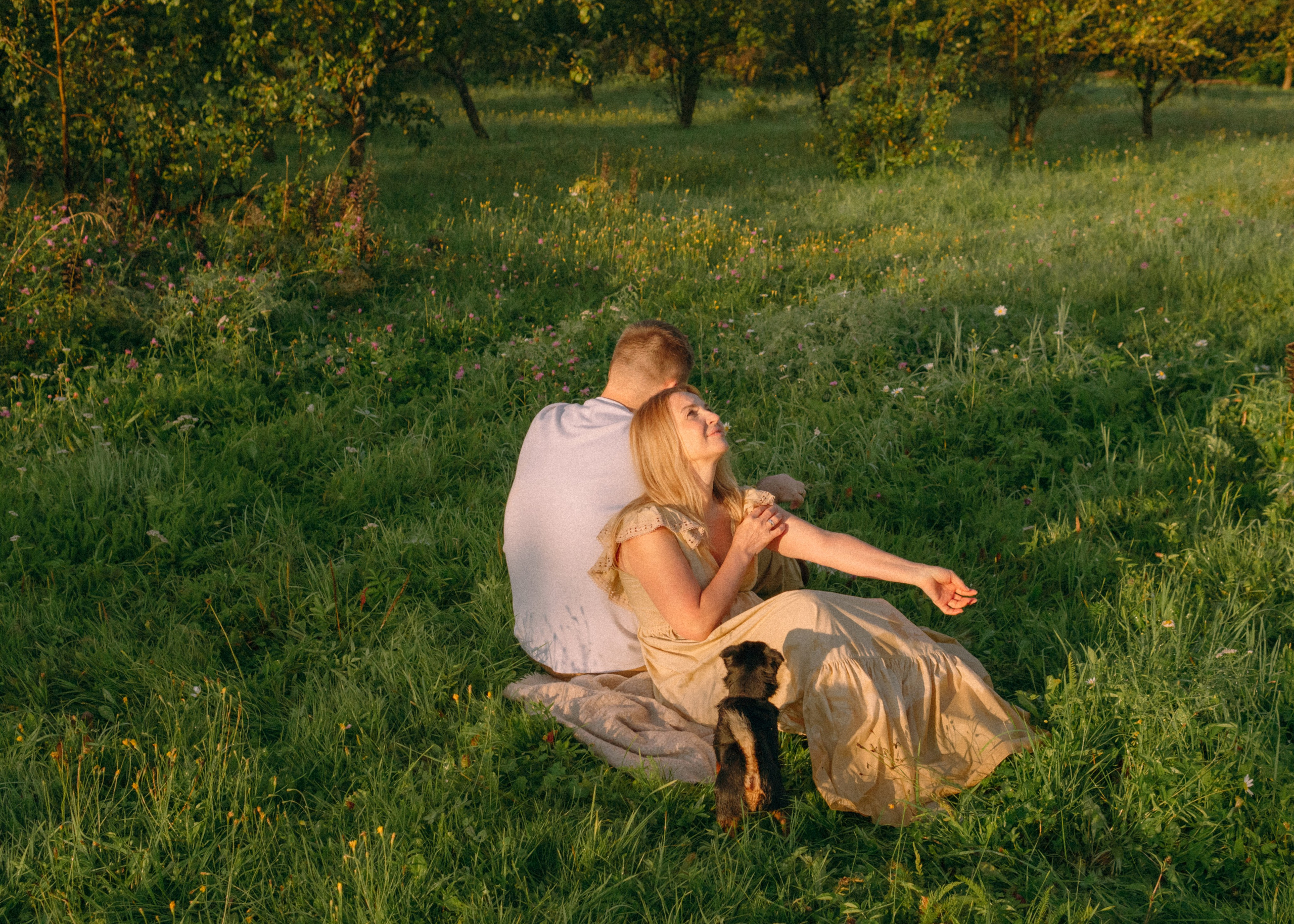Оксана, Кирилл и Кеша. Фотограф-анималист Ксения Воробьева, Москва
