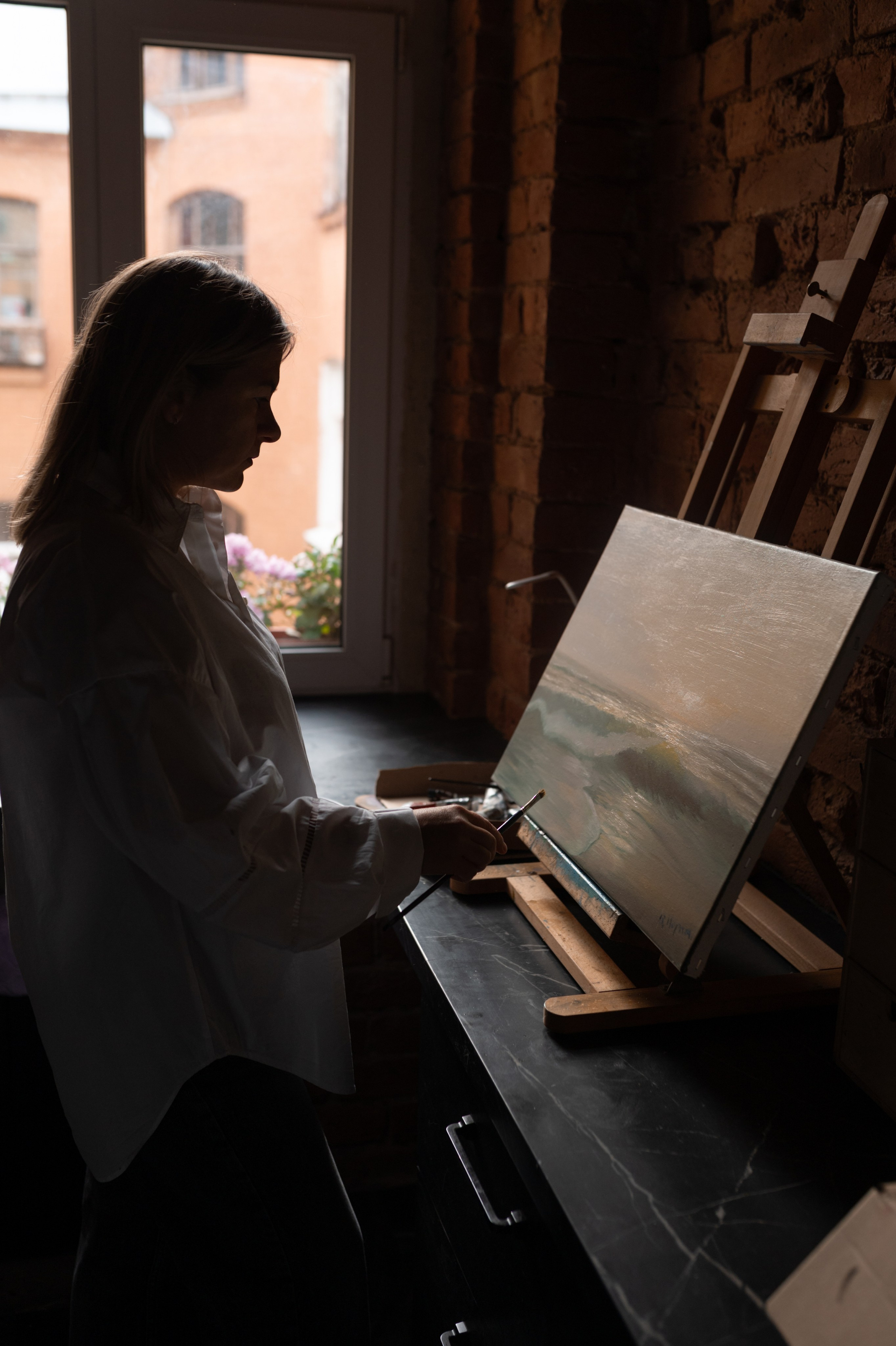 Фотосессия для художника. Фотограф Юлия Кондратьева