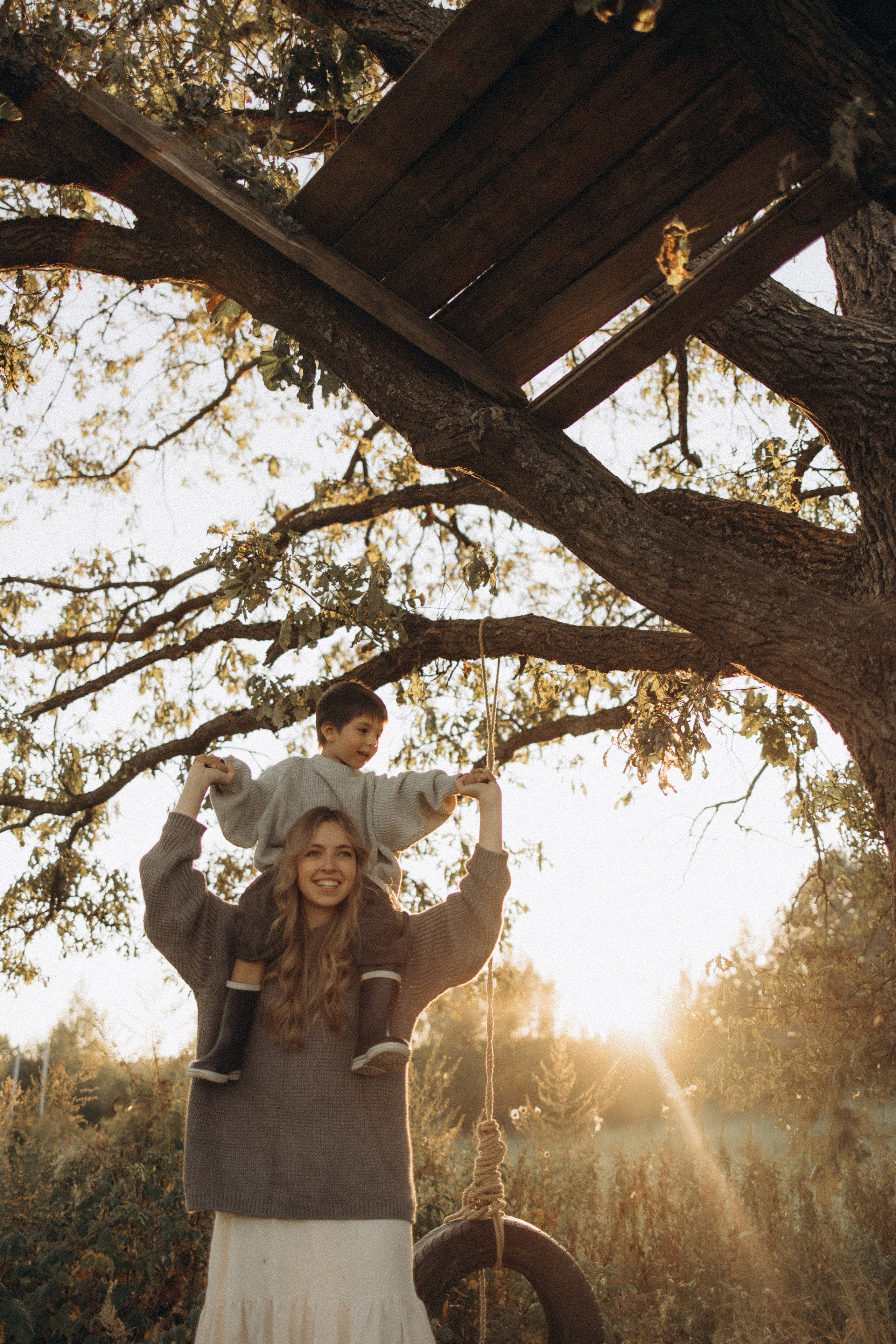 Домик на дереве. Семейный фотограф Москва Юлиана Фетисова