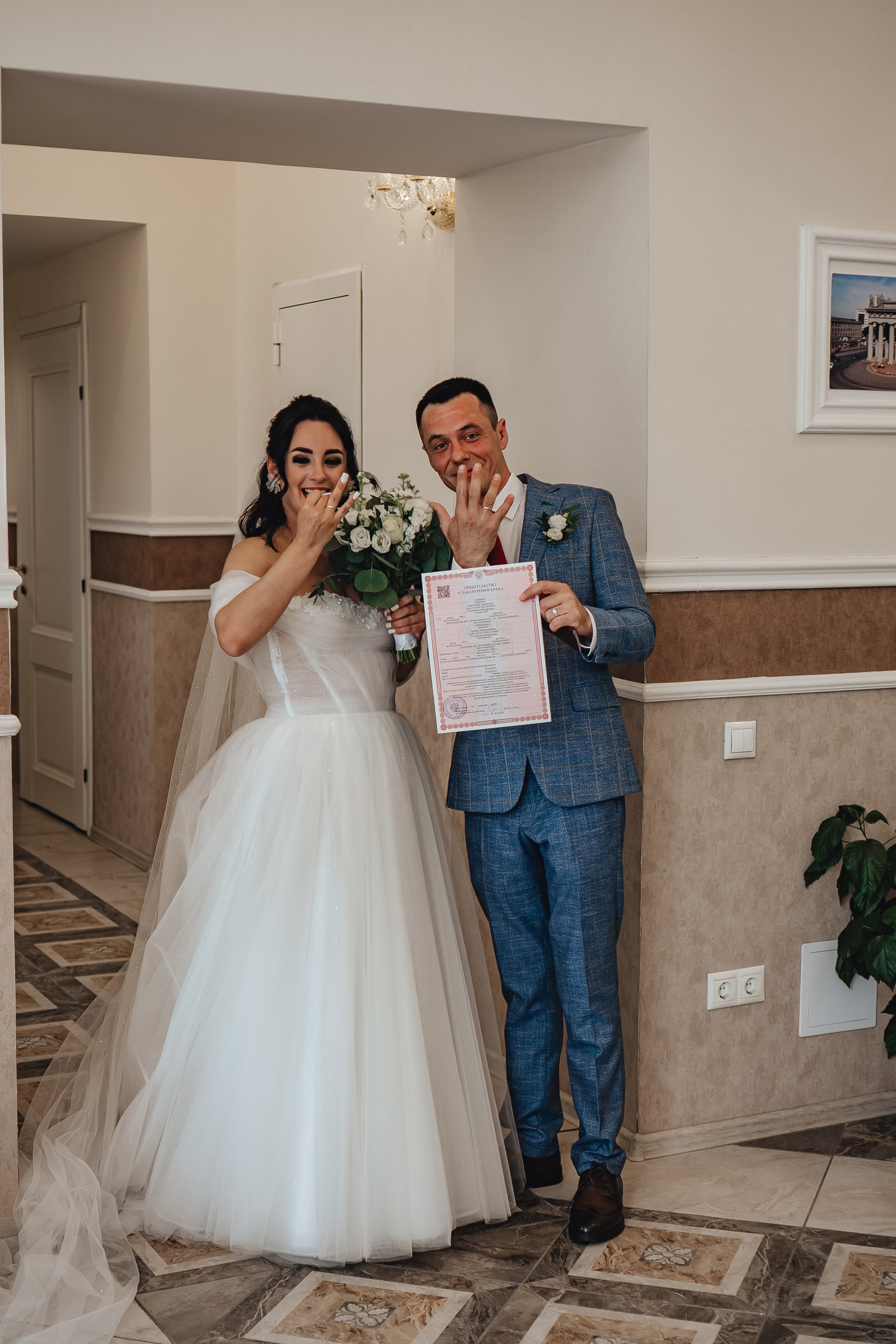 СВАДЕБНАЯ СЬЕМКА В ЗАГСЕ НА МОСКОВСКОМ ПРОСПЕКТЕ. Профессиональный фотограф, Санкт-Петербург — Виктория Богомолова