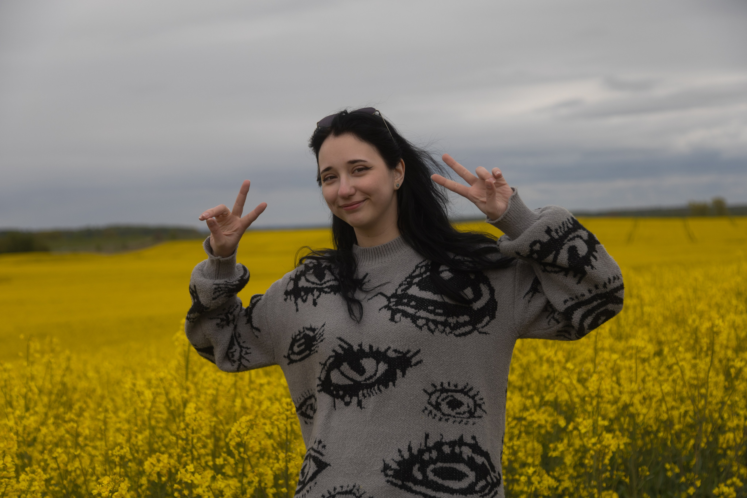 Полина Л — (Рапсовое поле). — Digital Noise —