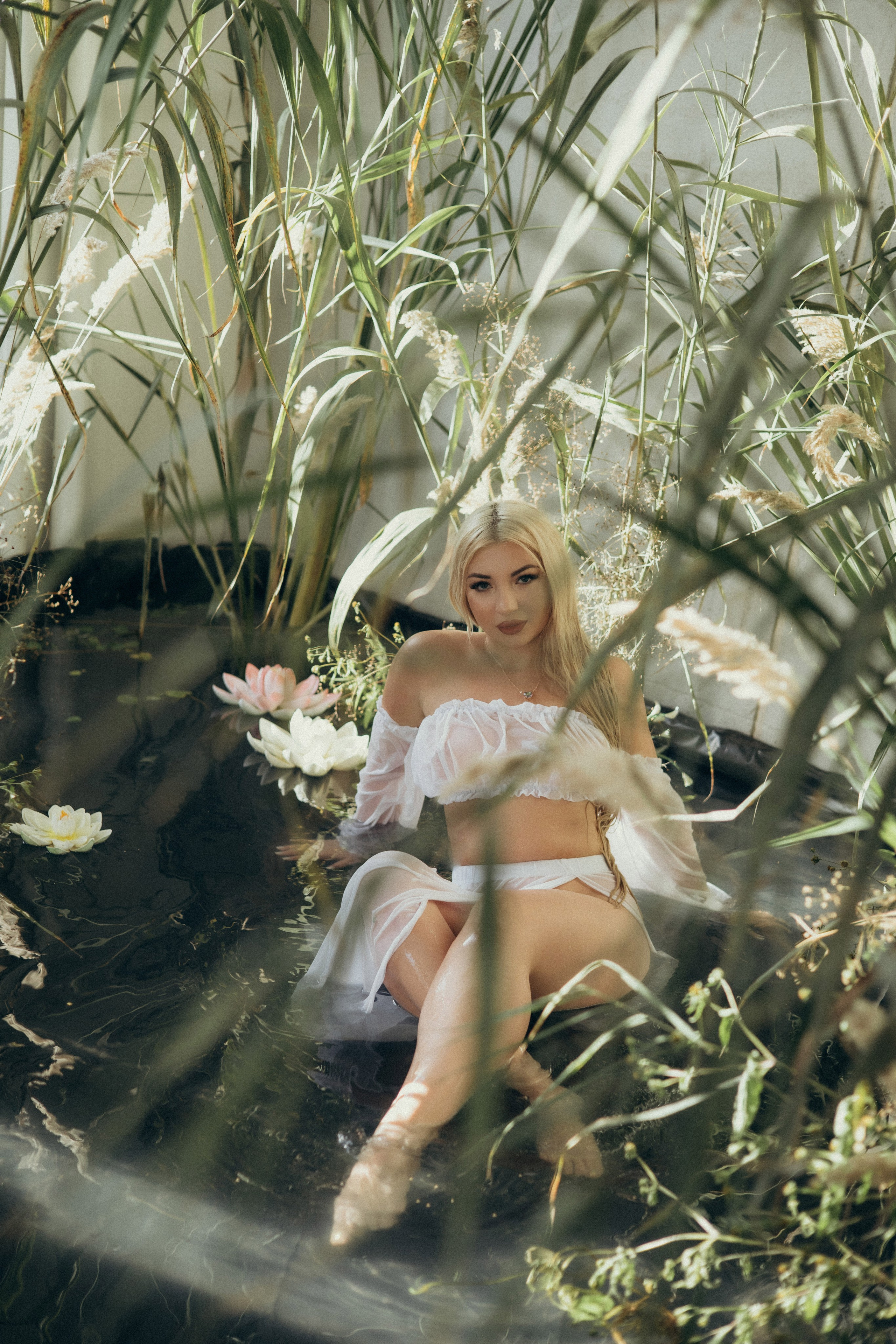 Даша и кувшинки. Портретный и семейный фотограф в Воронеже Ксения Ремизова