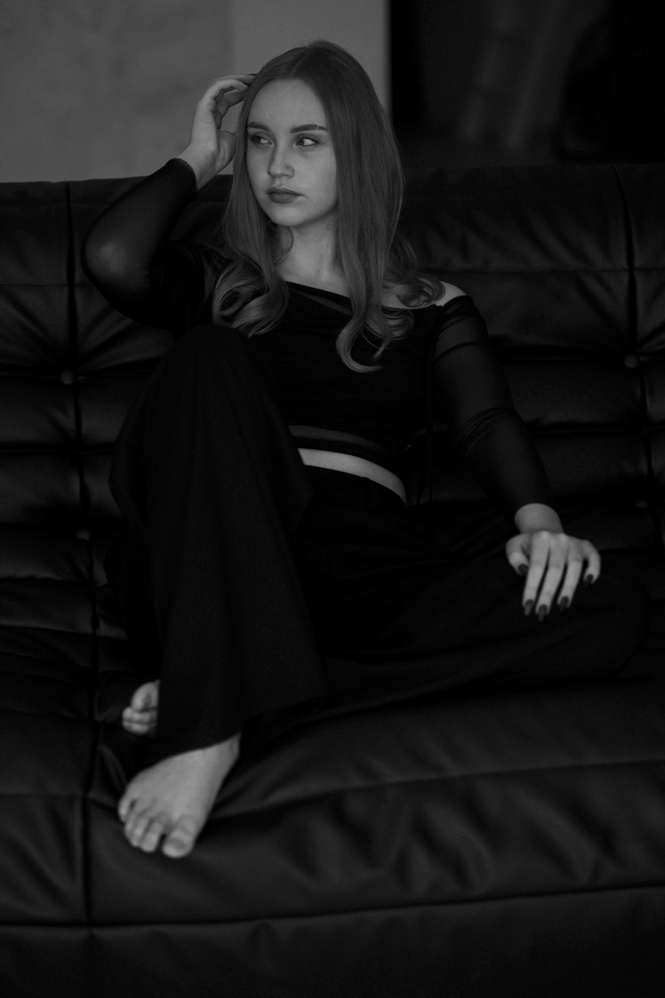 Студийные съемки в ч/б. Женский фотограф в Москве Рина Леонтьева