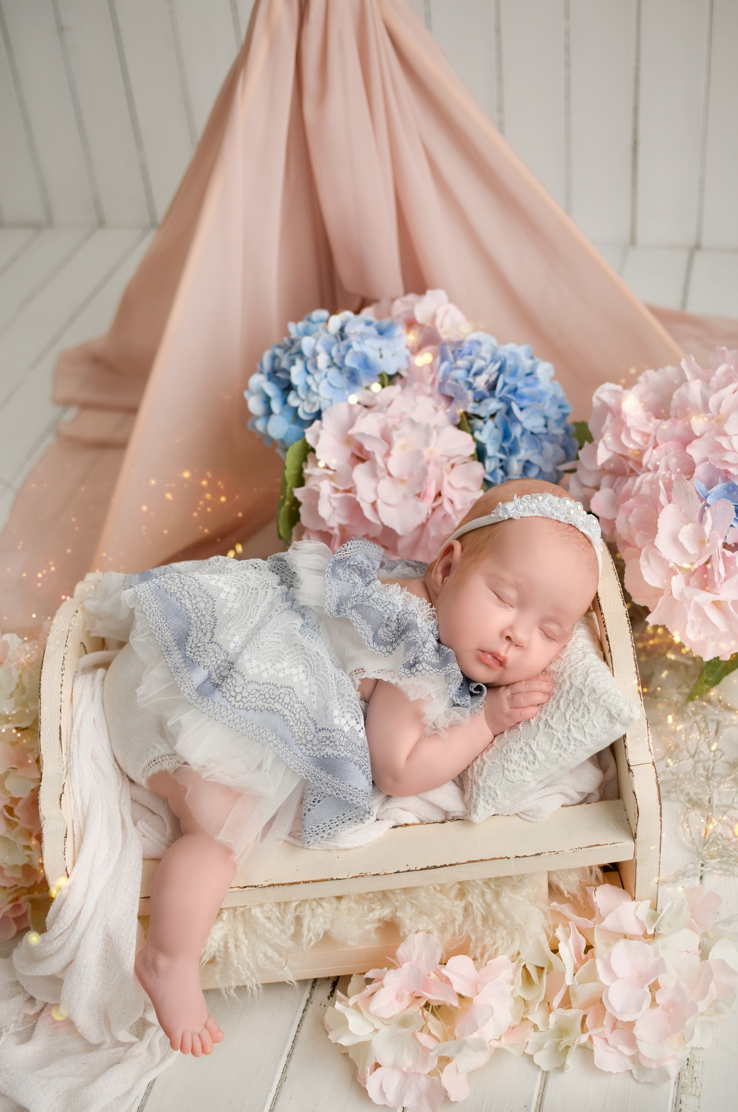 Близняшки Аня и Лиза. Фотограф новорожденных Краснодар Малышенко Надежда