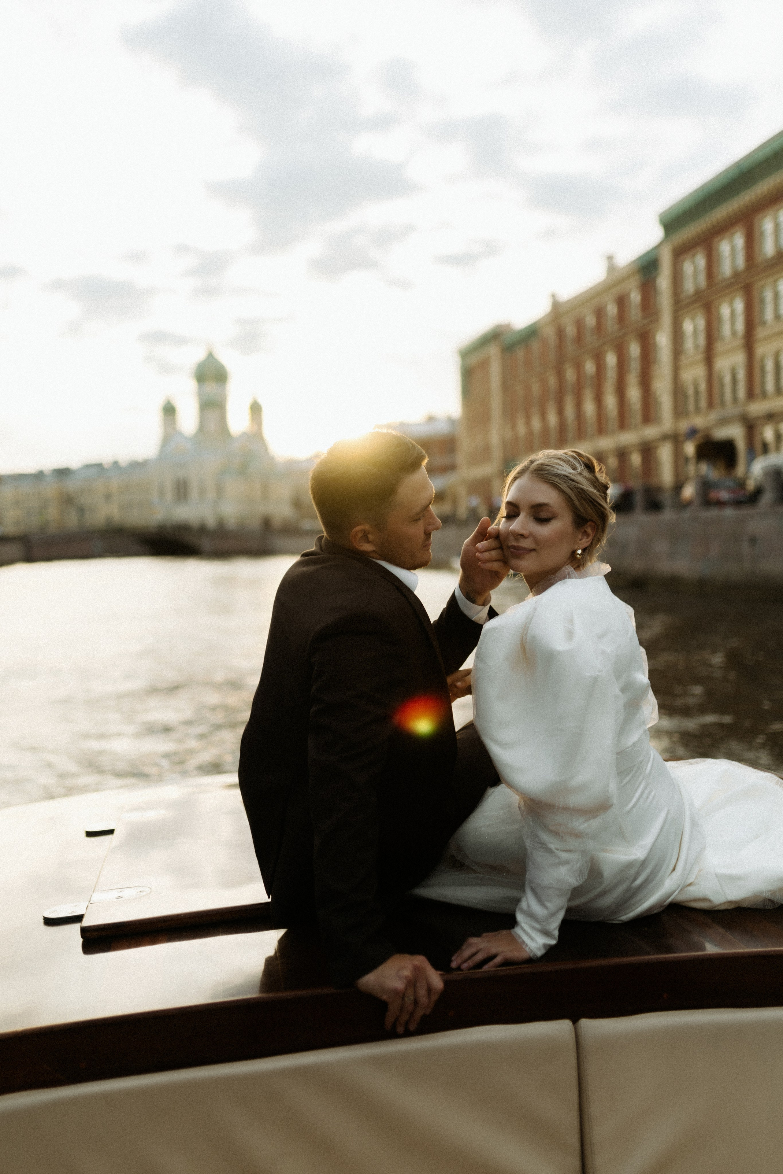 На катере. Фотограф в Санкт-Петербурге