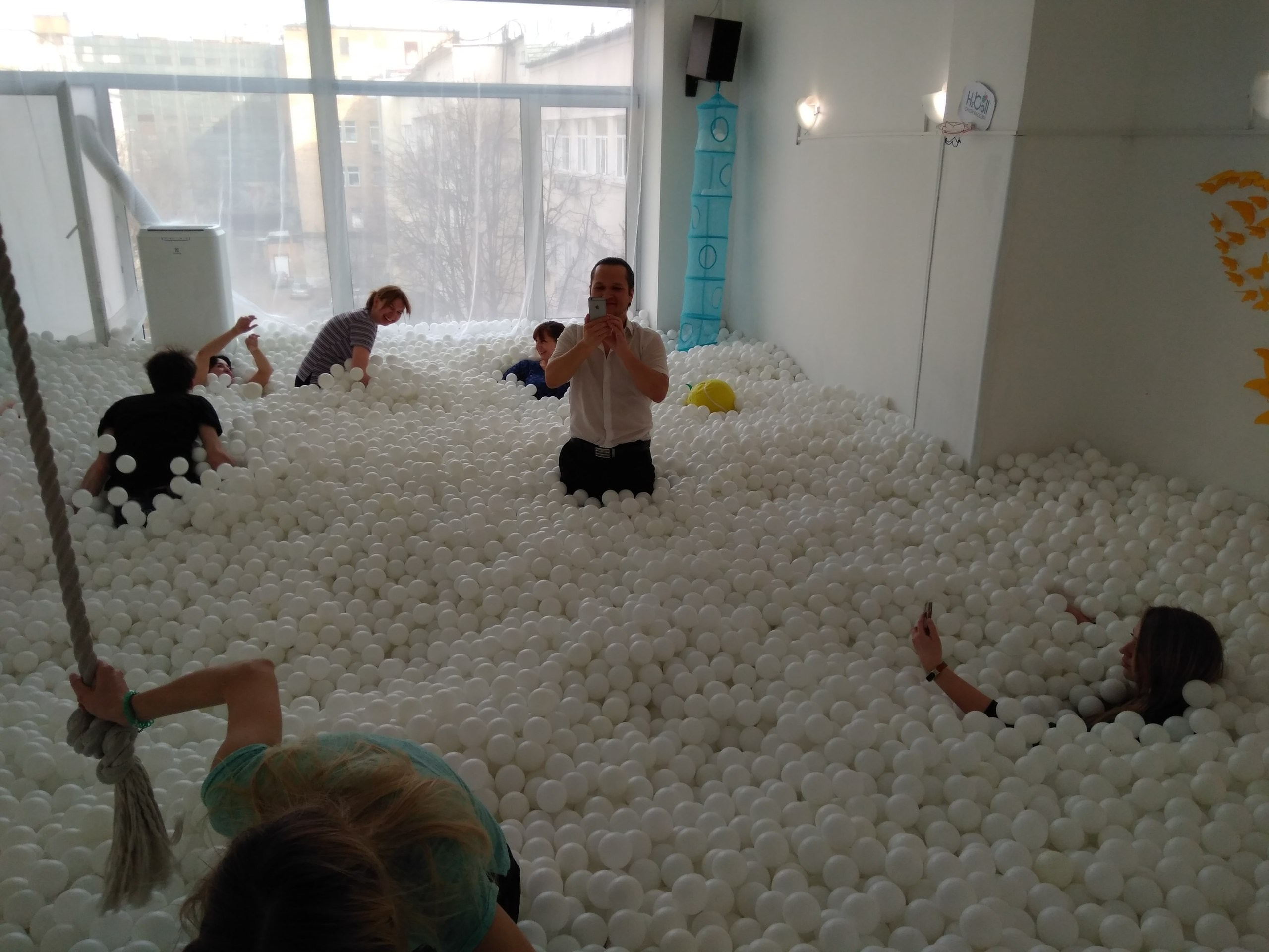 Сухой бассейн H2Ball |12.03.2017. Галерея Фантим