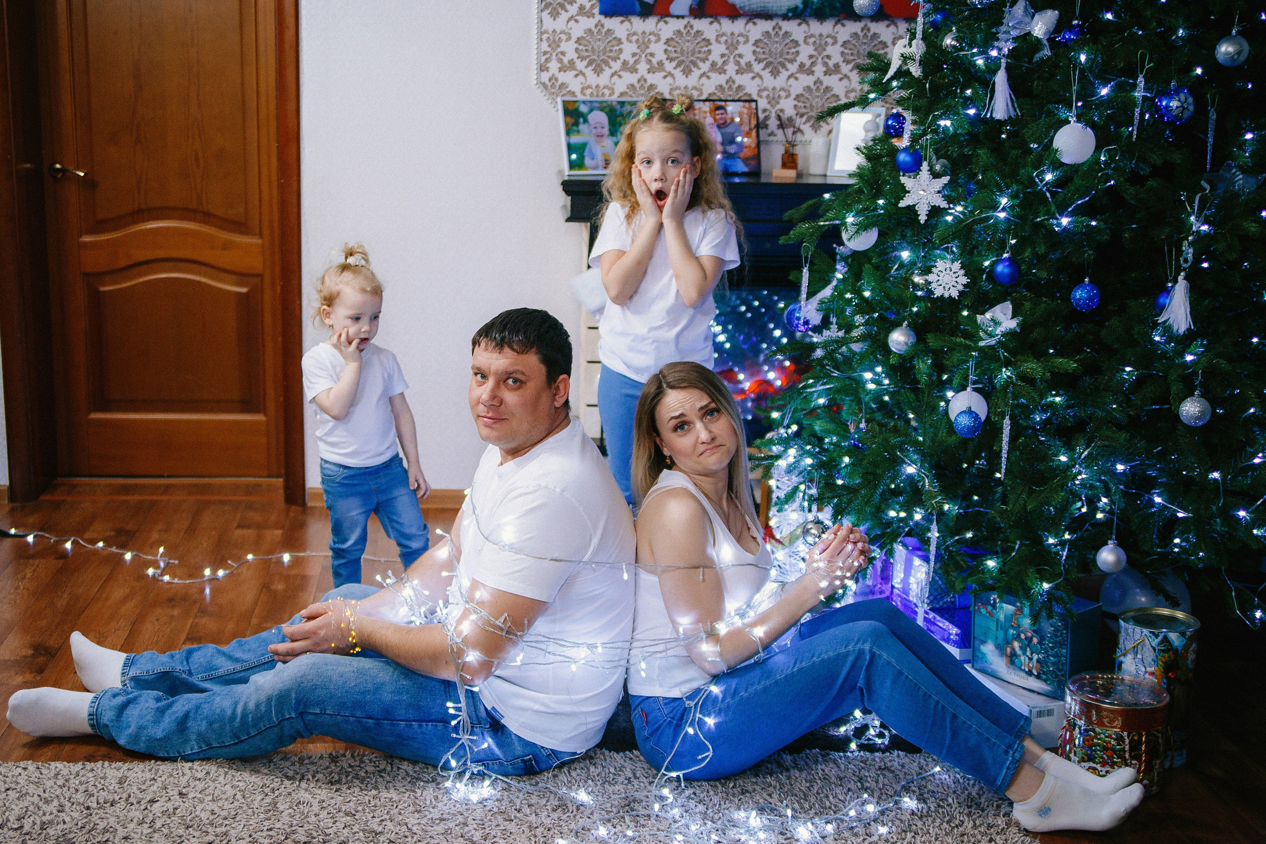 Новогодняя история домашняя фотосессия. Выпускные альбомы Искитим, Бердск и Новосибирск Крюкова Елена