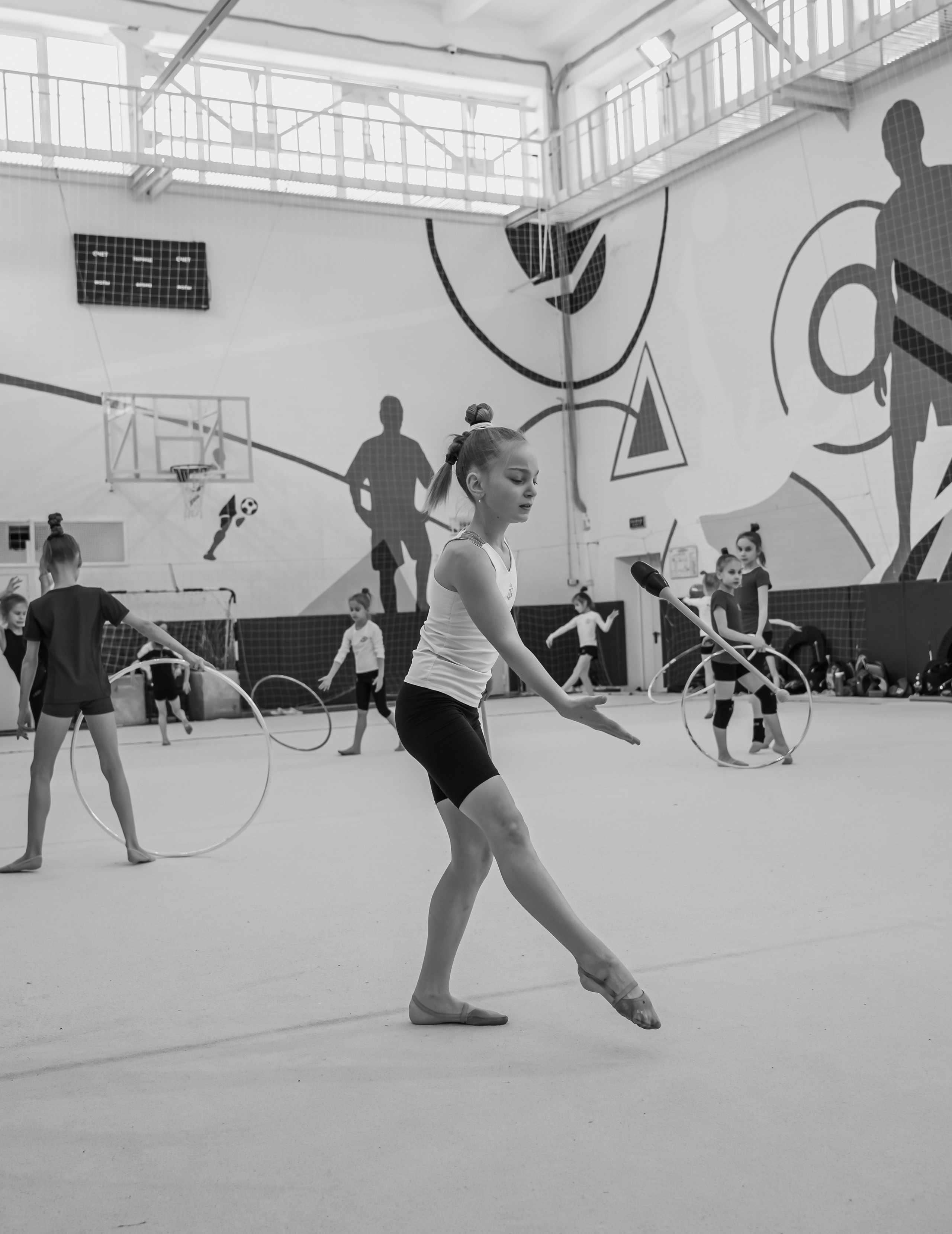 Тренировочный процесс. Художественная гимнастика. Фотограф в Москве