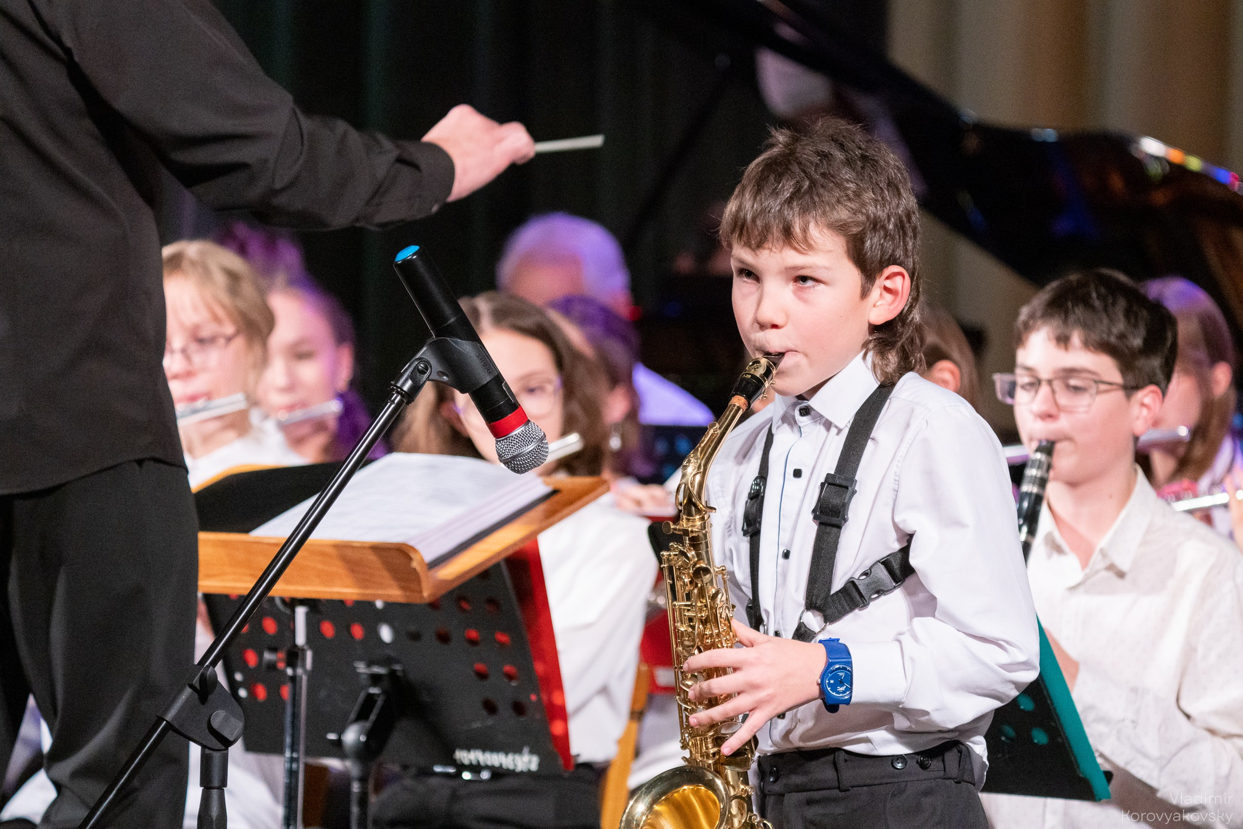 Новогодний концерт Духового оркестра ЦГИ. Фотограф Владимир Коровяковский