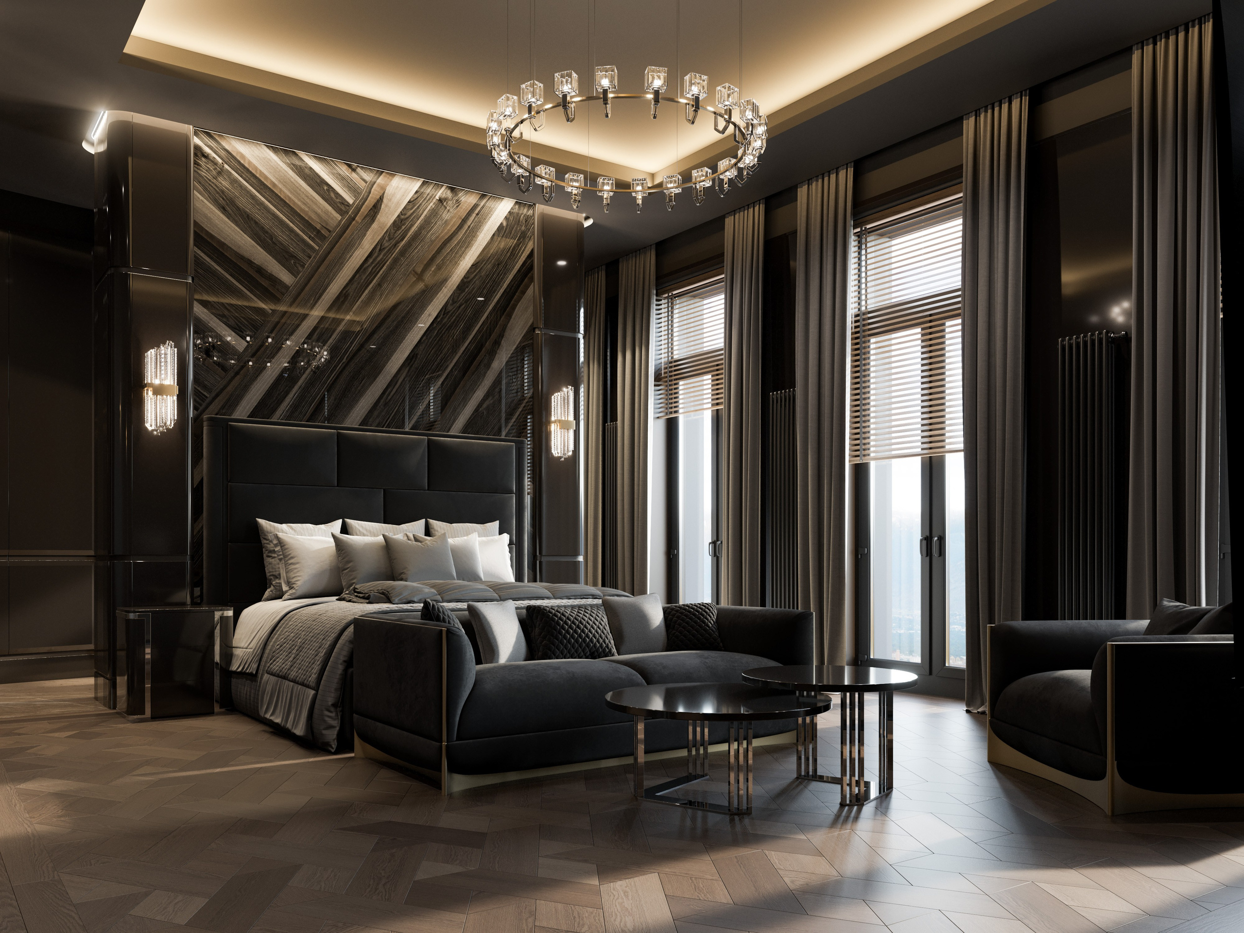 Классика и Современность: 3D Визуализации Особняка с Высокими Потолками. Визуализатор интерьера в Москве | Брагин Кирилл