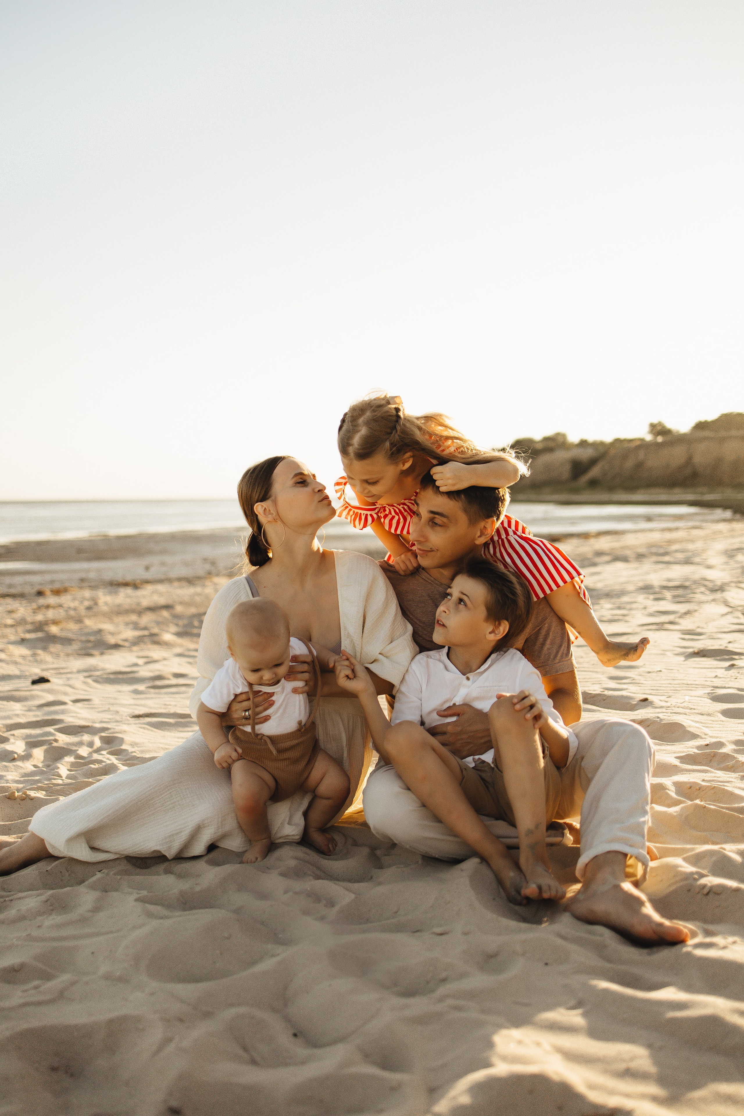 Летняя история на берегу. Семейный и детский фотограф, таганрог, ростов-на-дону