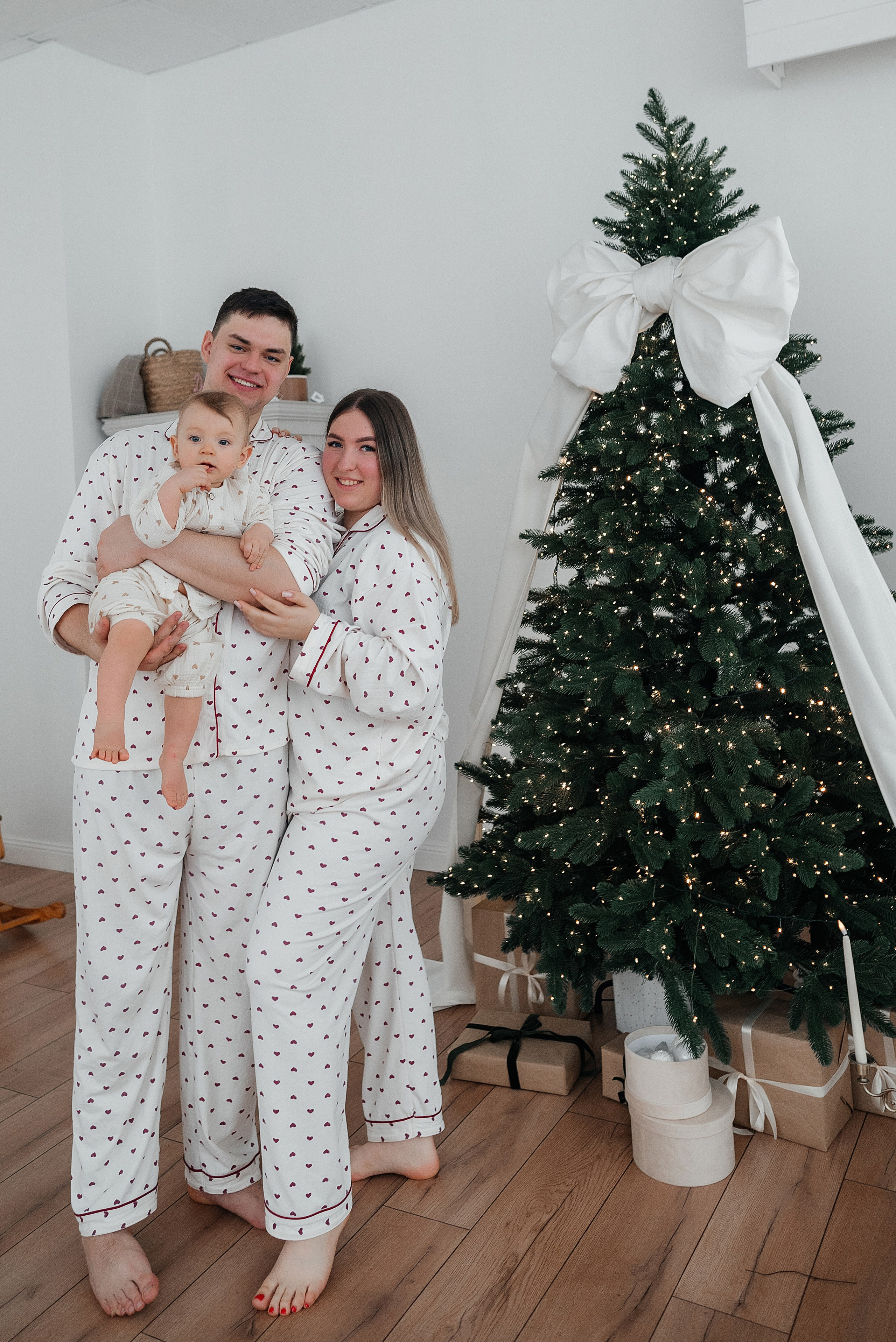 Семейная съемка к Новому году. Фотограф Анастасия Фомина