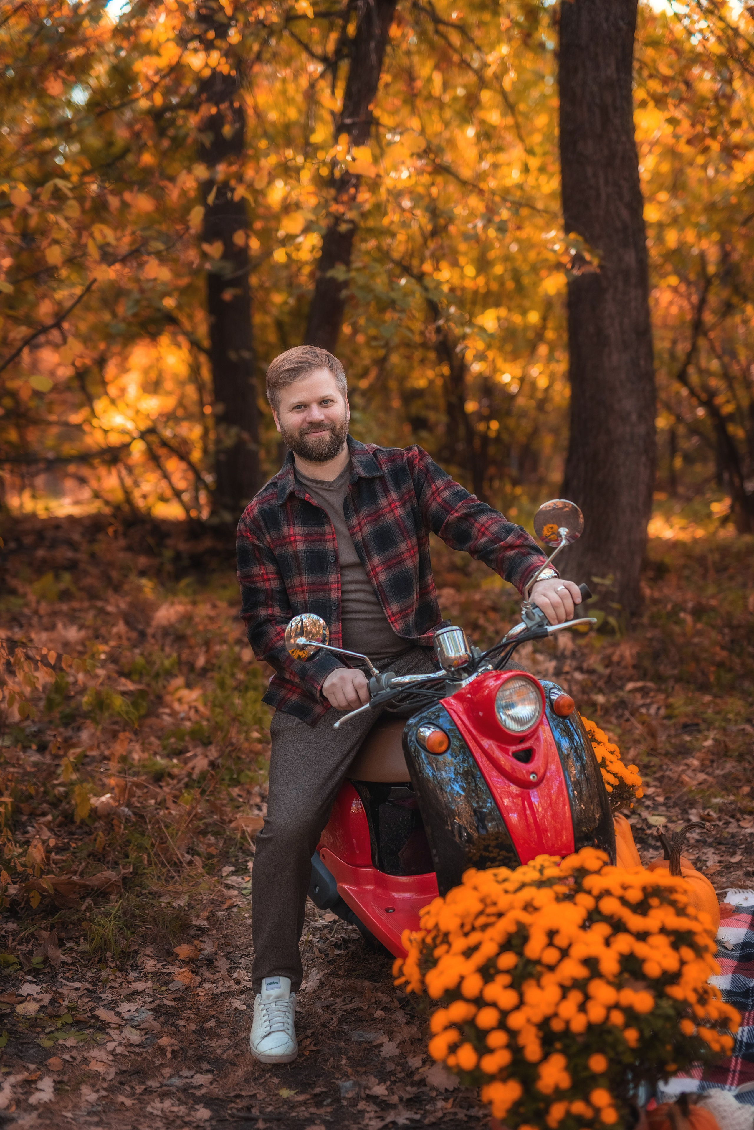 Осенняя фотосессия в лесу. Семейный, детский фотограф в Воронеже Анна Никитина