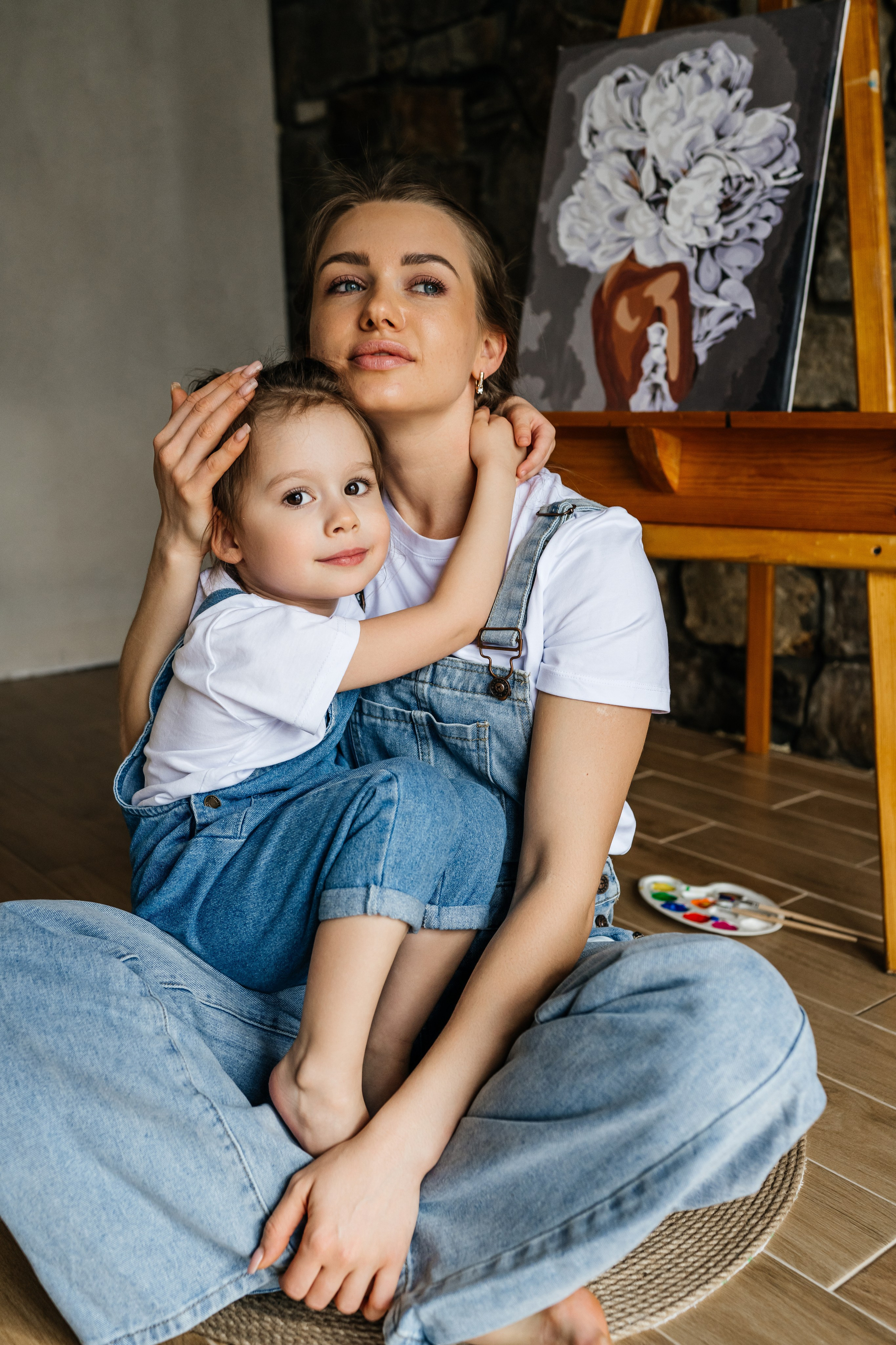 Мама с дочкой у меня в студии. Фотограф в Каменске-Шахтинском Ольга Сагал