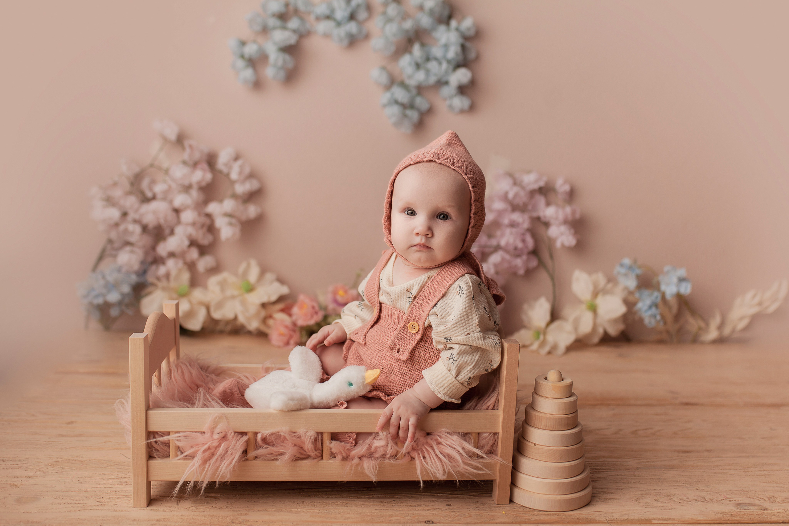 Василиса от рождения до годика. Фотограф новорожденных в Новокузнецке Анна Горошникова