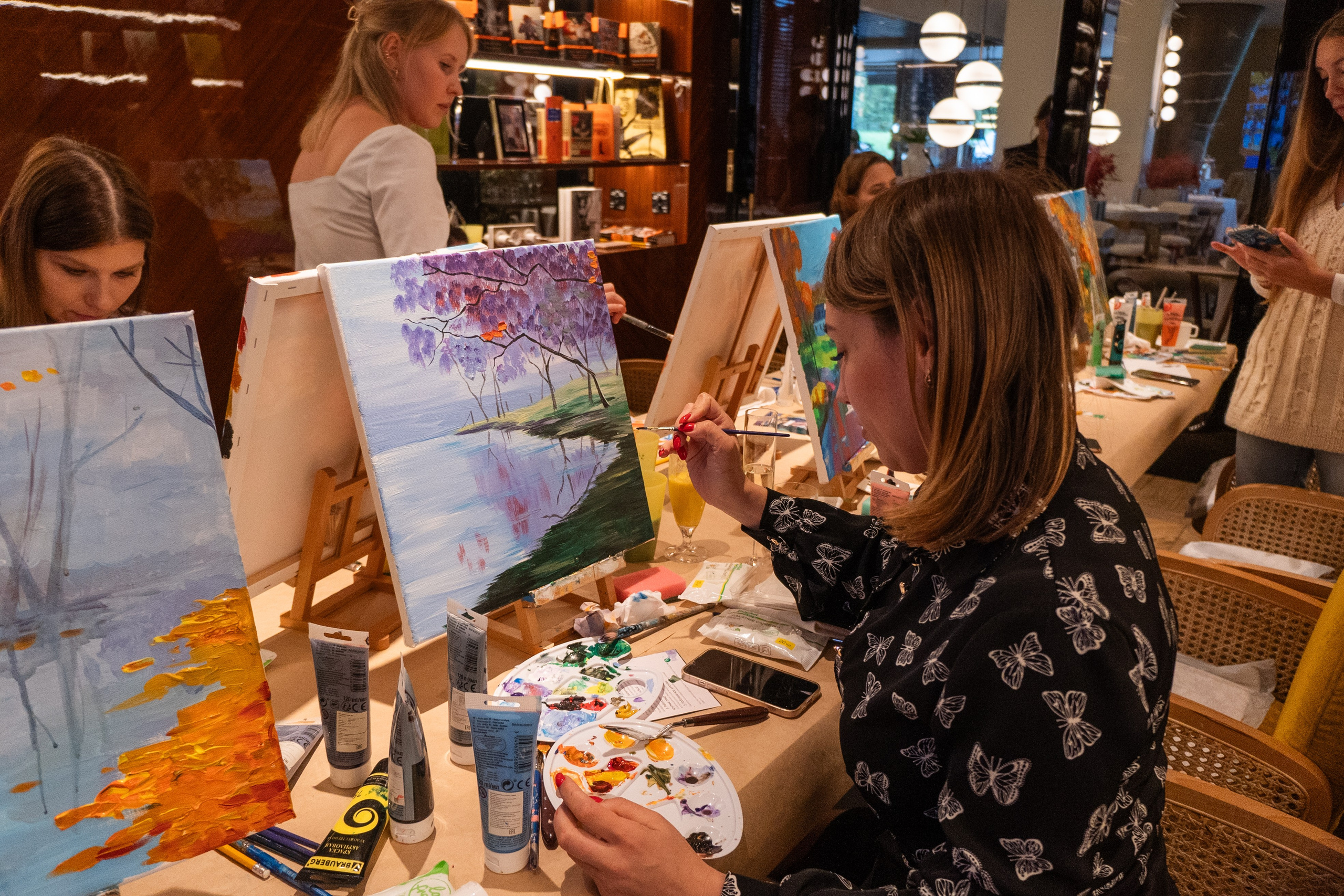 Корпоратив Teach Me Art 3. Портретный фотограф в Москве и Санкт-Петербурге Арина Чех