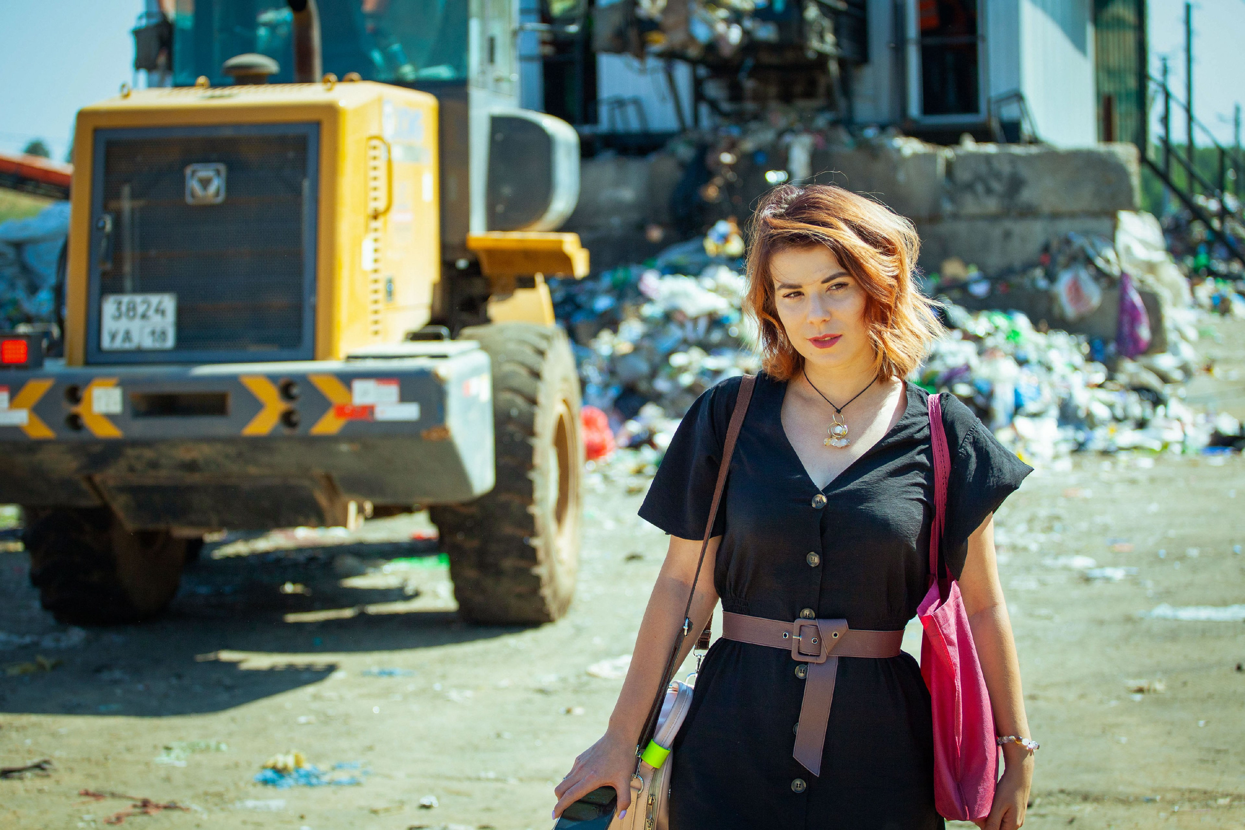 Анализ ижевского полигона ТБО [10-11 августа 2021 г.]. Фотограф Виноградов Константин