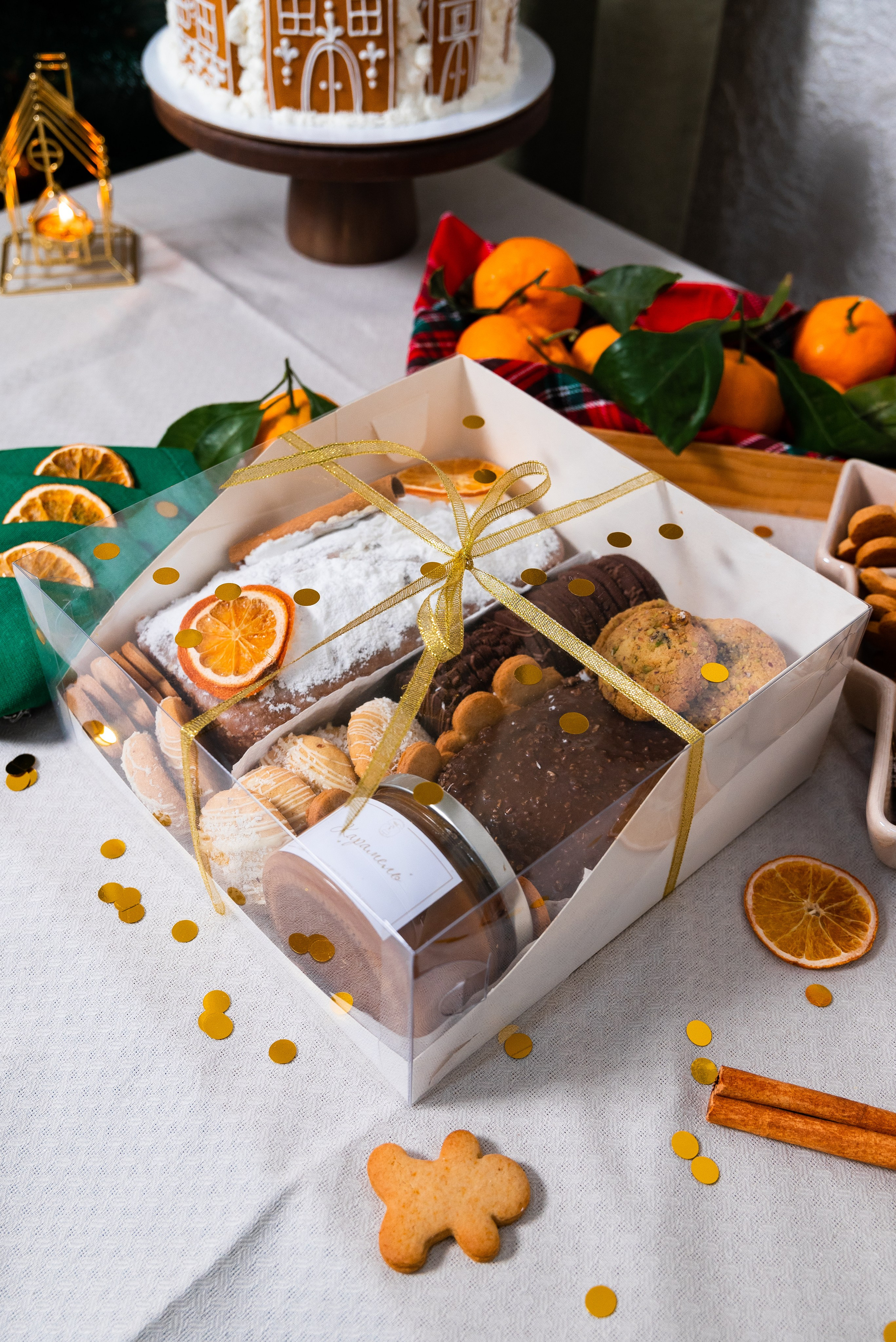 Новогодняя коллекция для кондитерской. Свадебный и семейный фотограф Юлия Чернобай | Подольск, Москва, Московская область